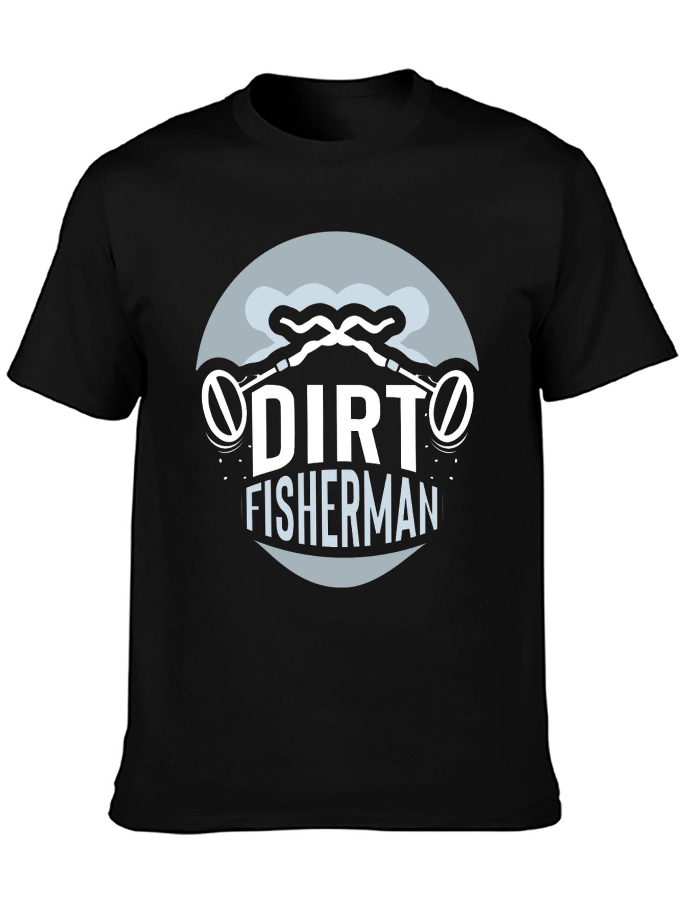 Dirt Fisherman Graphic Tee - Metal Detecting T-Shirt