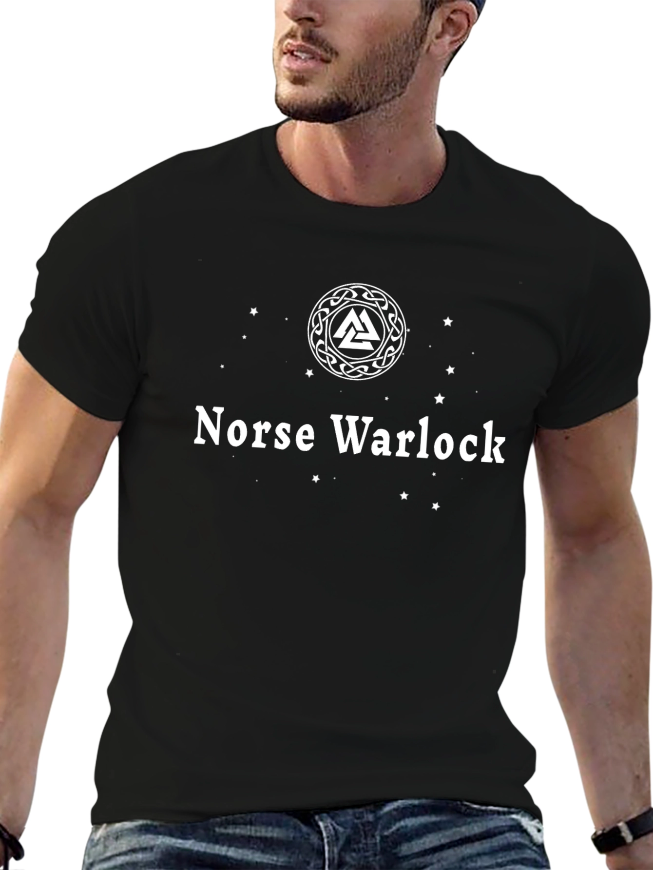 Norse Warlock T-Shirt - Viking Valhalla Design