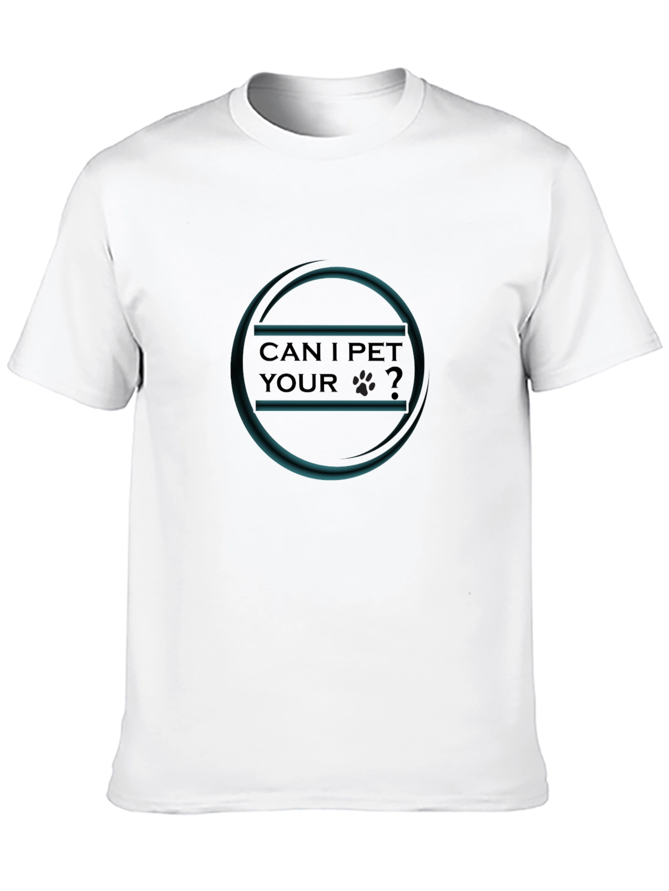 Can I Pet Your Dog? Black T-Shirt