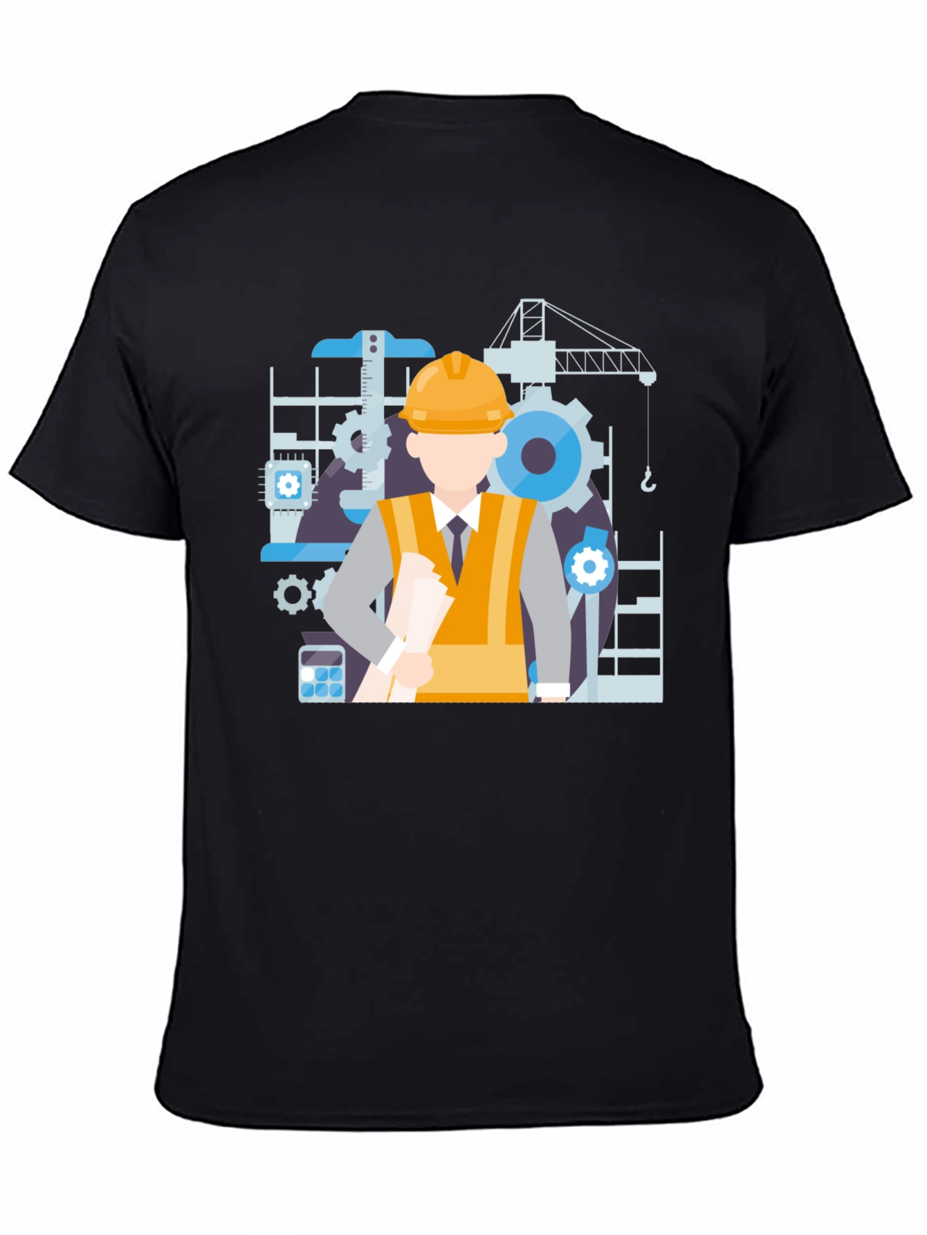 Engineer Graphic T-Shirt - Construction Theme Tee