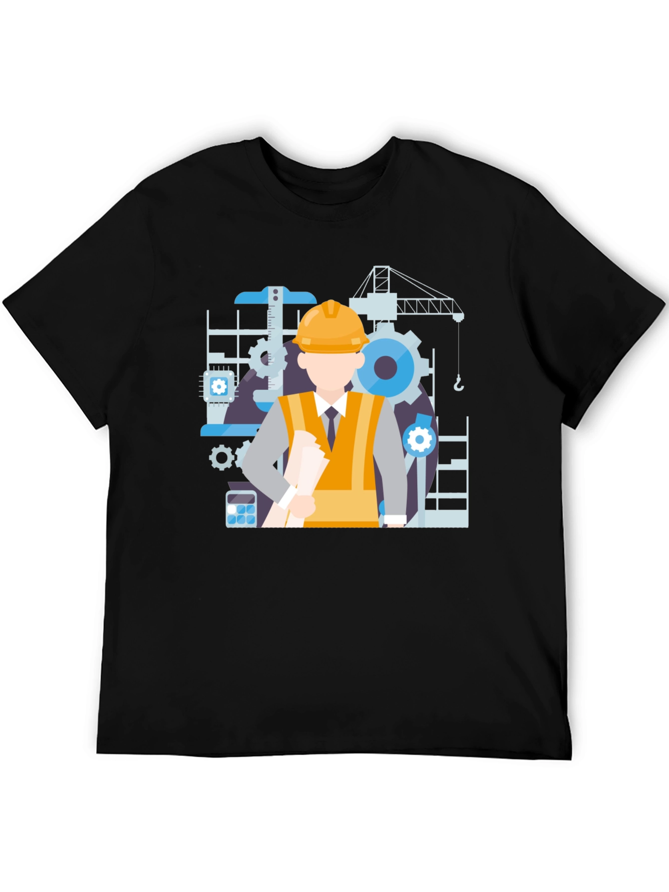 Engineer Graphic T-Shirt - Construction Theme Tee