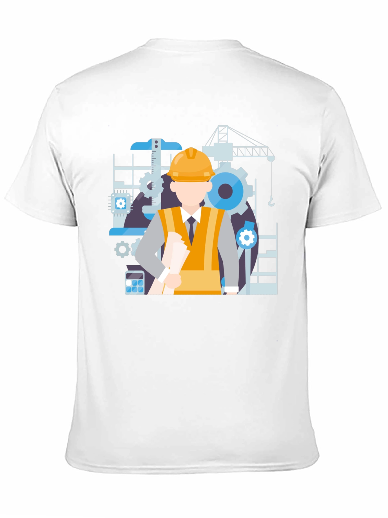 Engineer Graphic T-Shirt - Construction Theme Tee