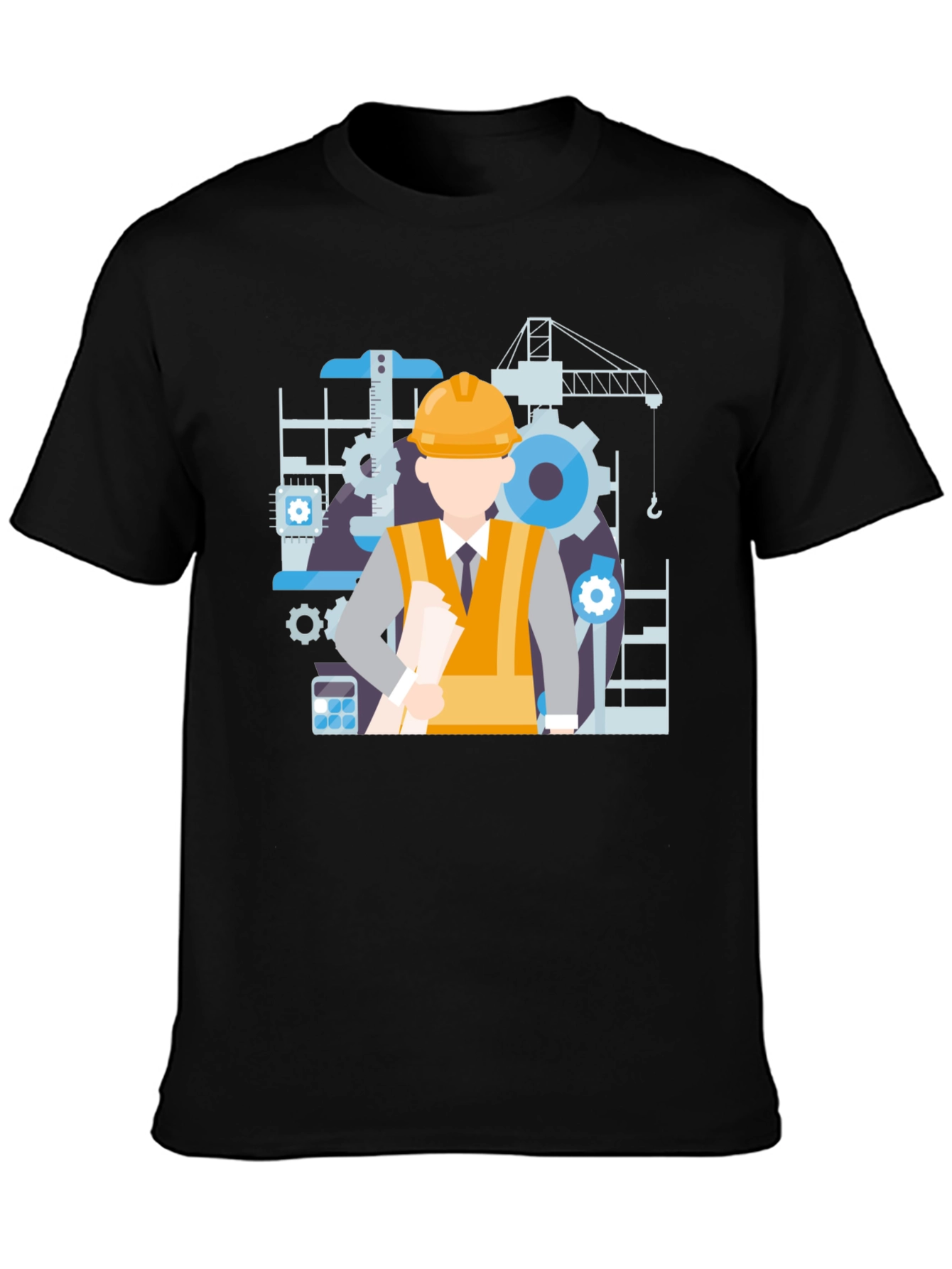 Engineer Graphic T-Shirt - Construction Theme Tee