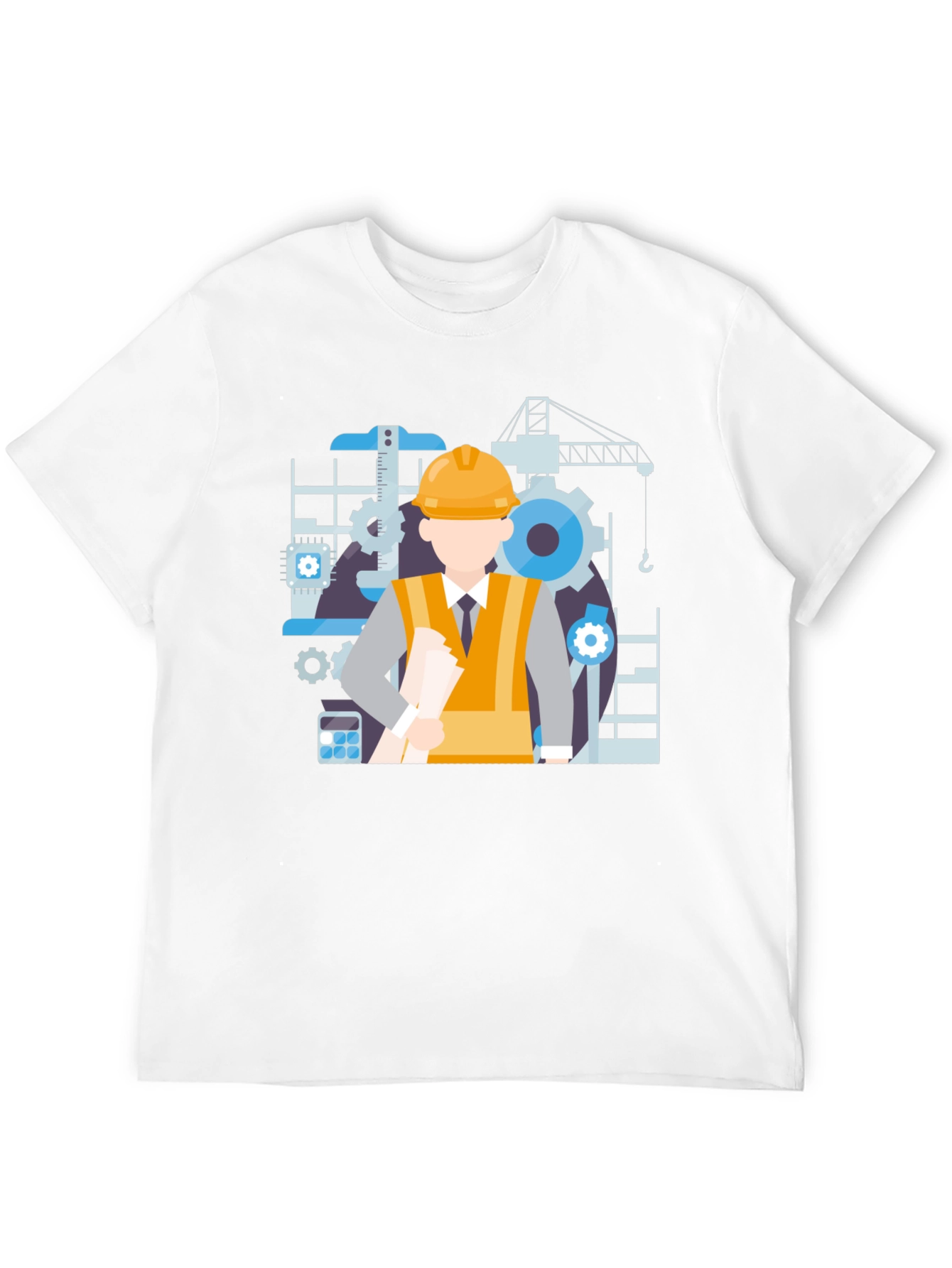 Engineer Graphic T-Shirt - Construction Theme Tee