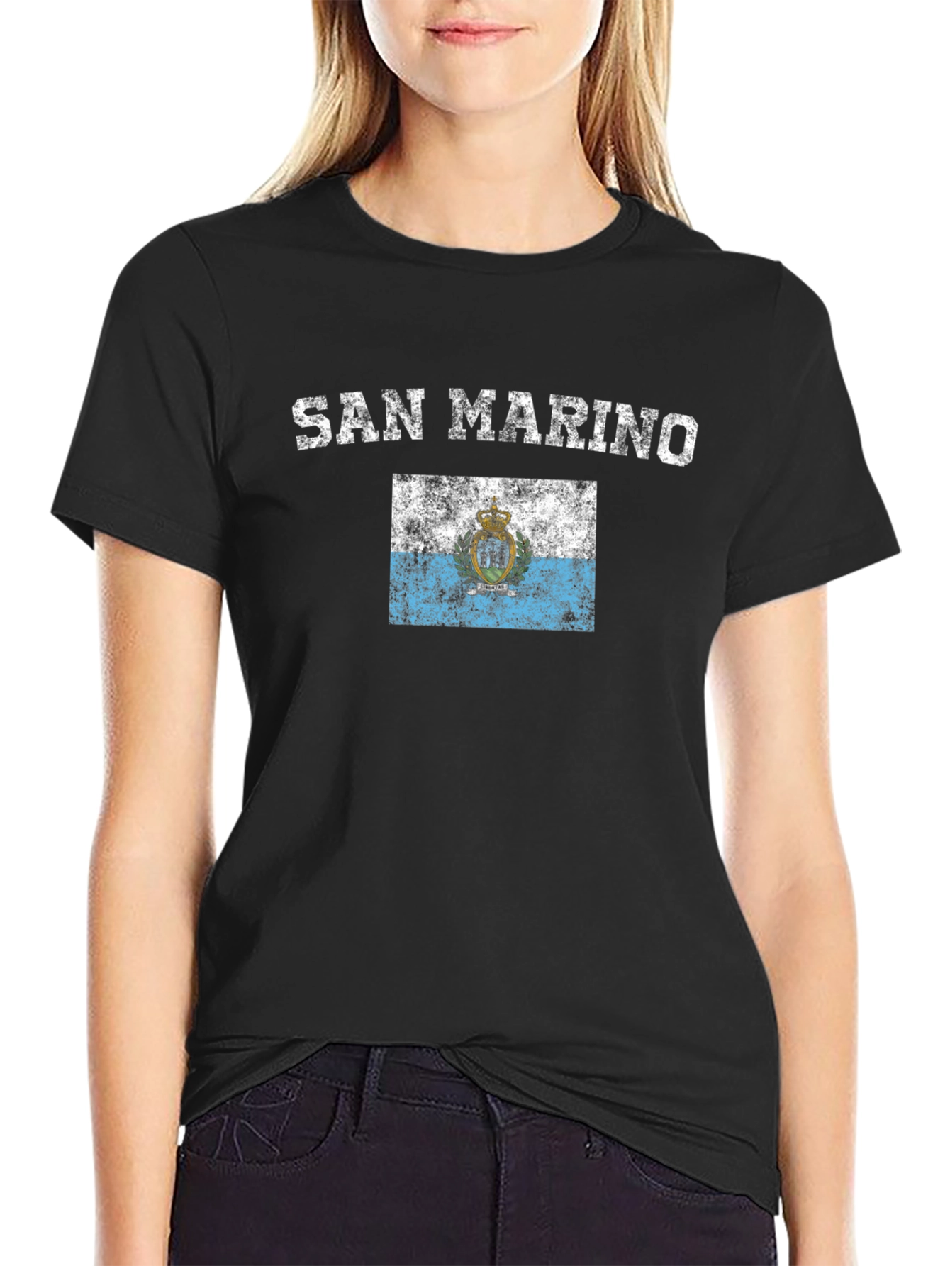 San Marino Flag T-Shirt