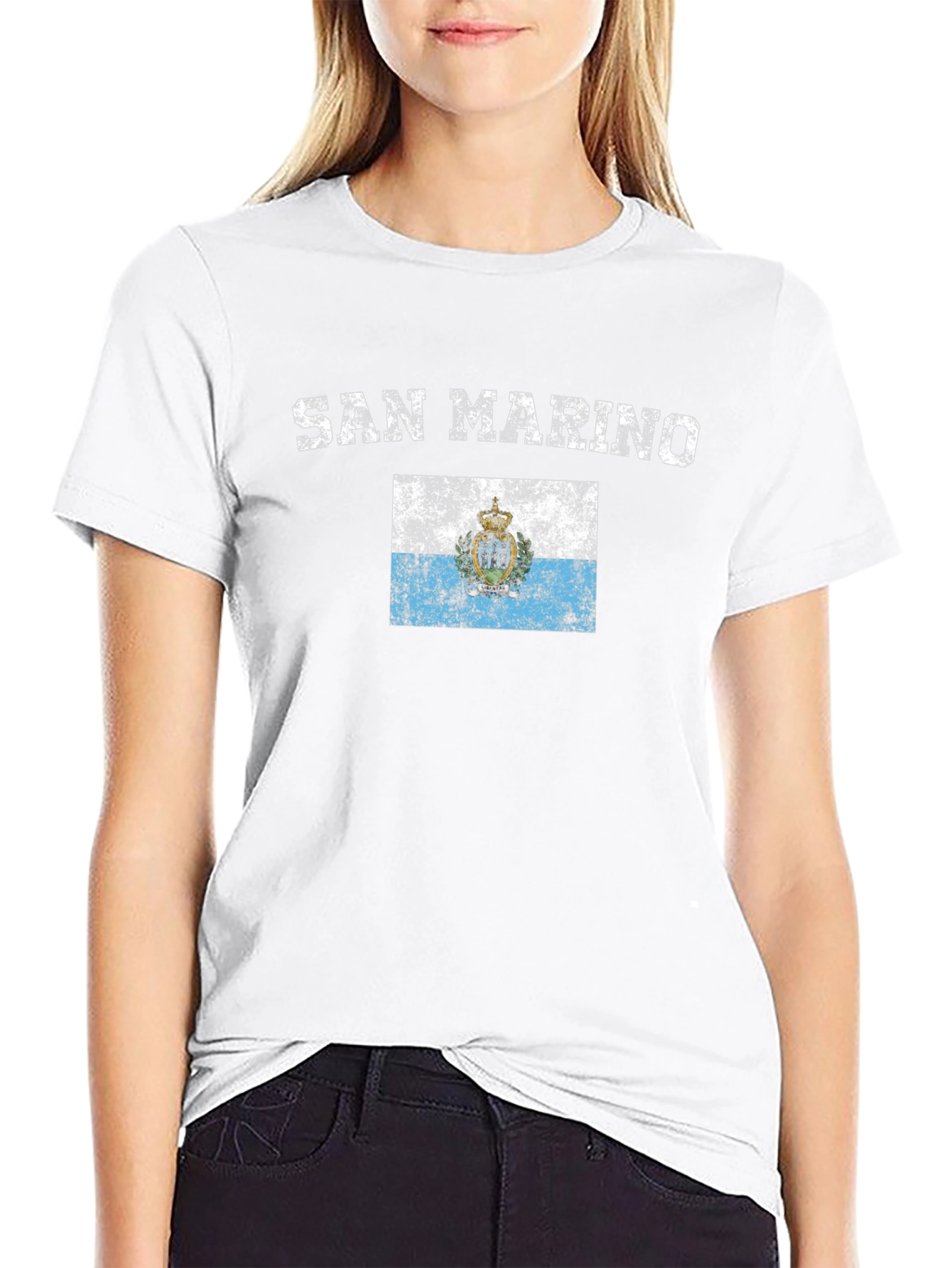 San Marino Flag T-Shirt