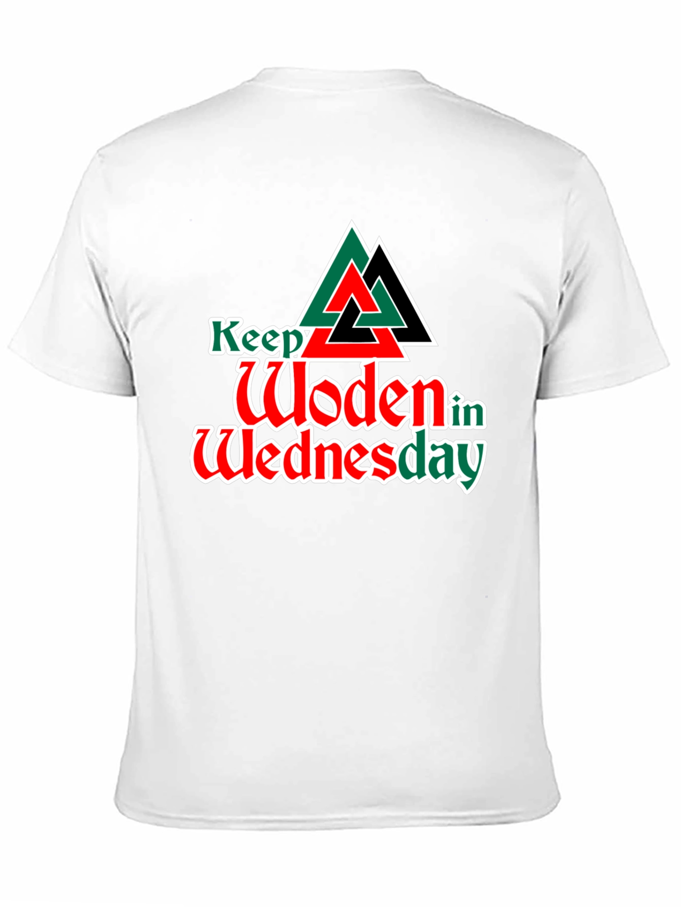 Keep Woden in Wednesday Graphic T-Shirt