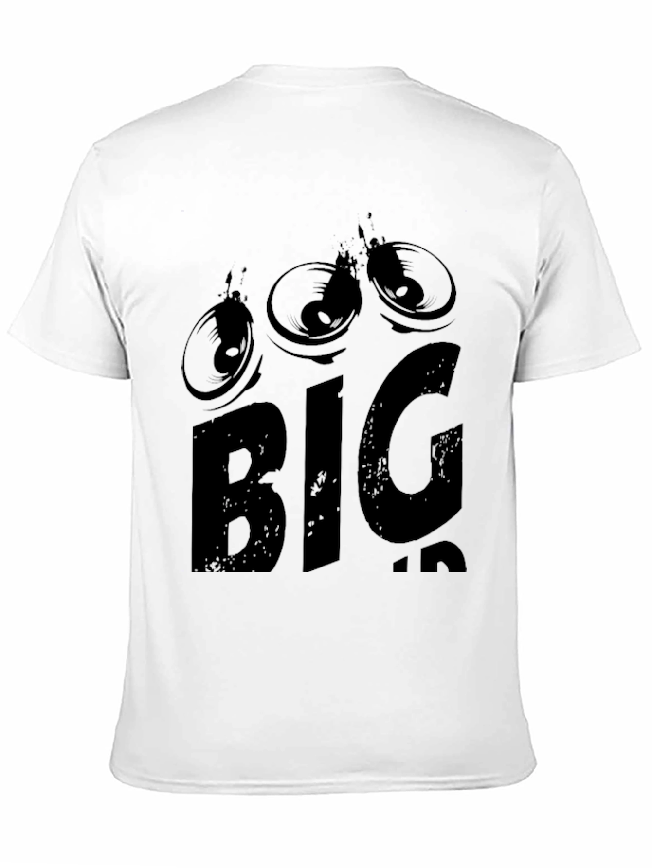 BIG Graphic Tee - Black Mens T-Shirt