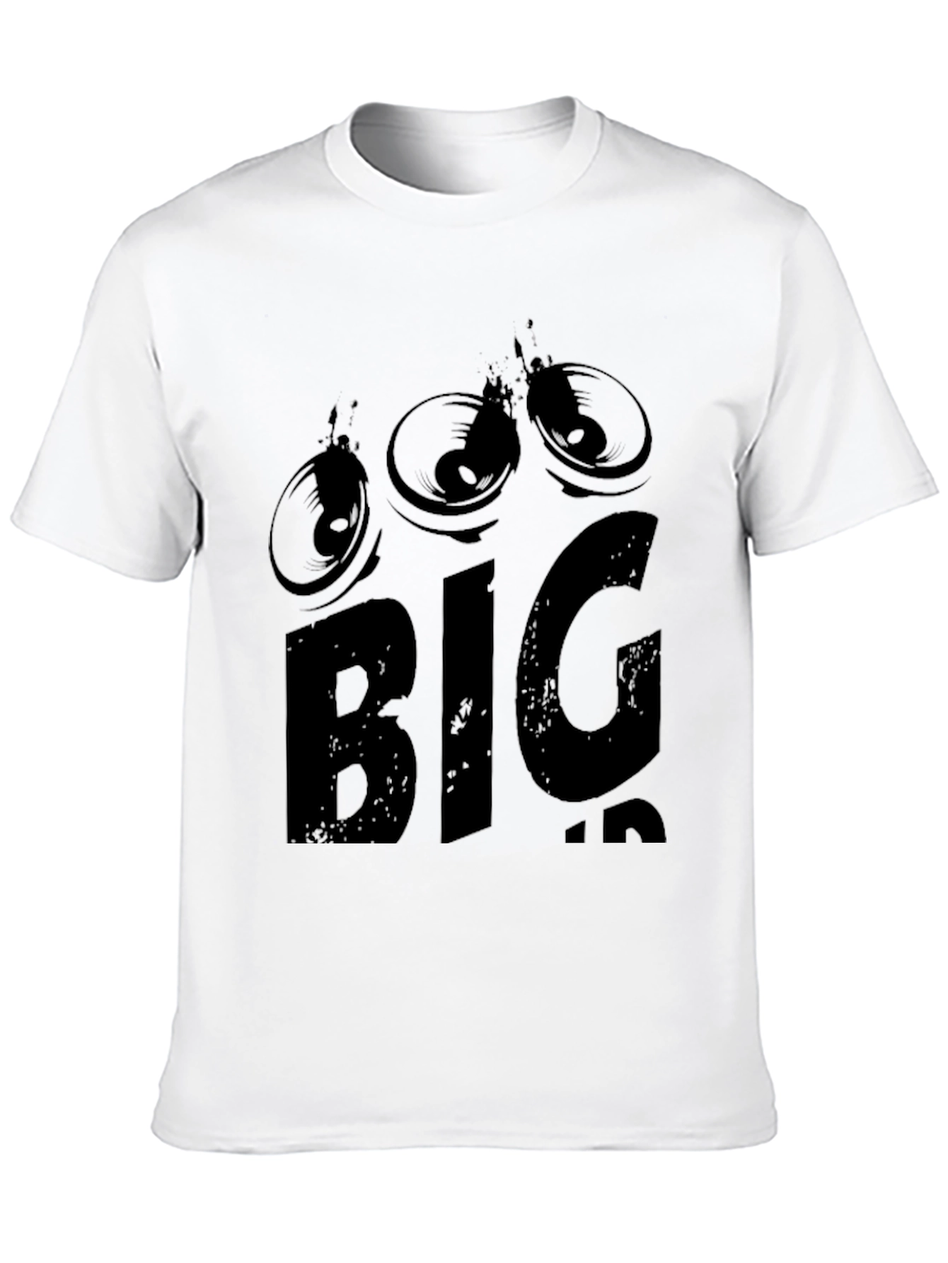 BIG Graphic Tee - Black Mens T-Shirt