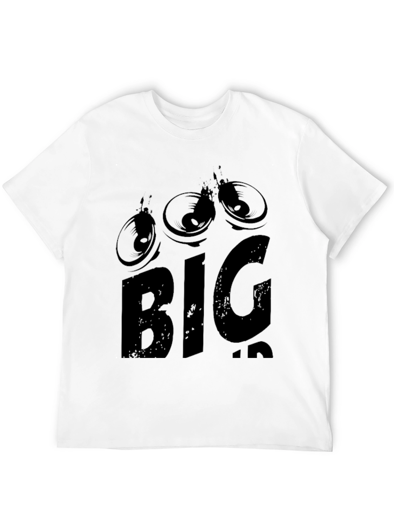 BIG Graphic Tee - Black Mens T-Shirt