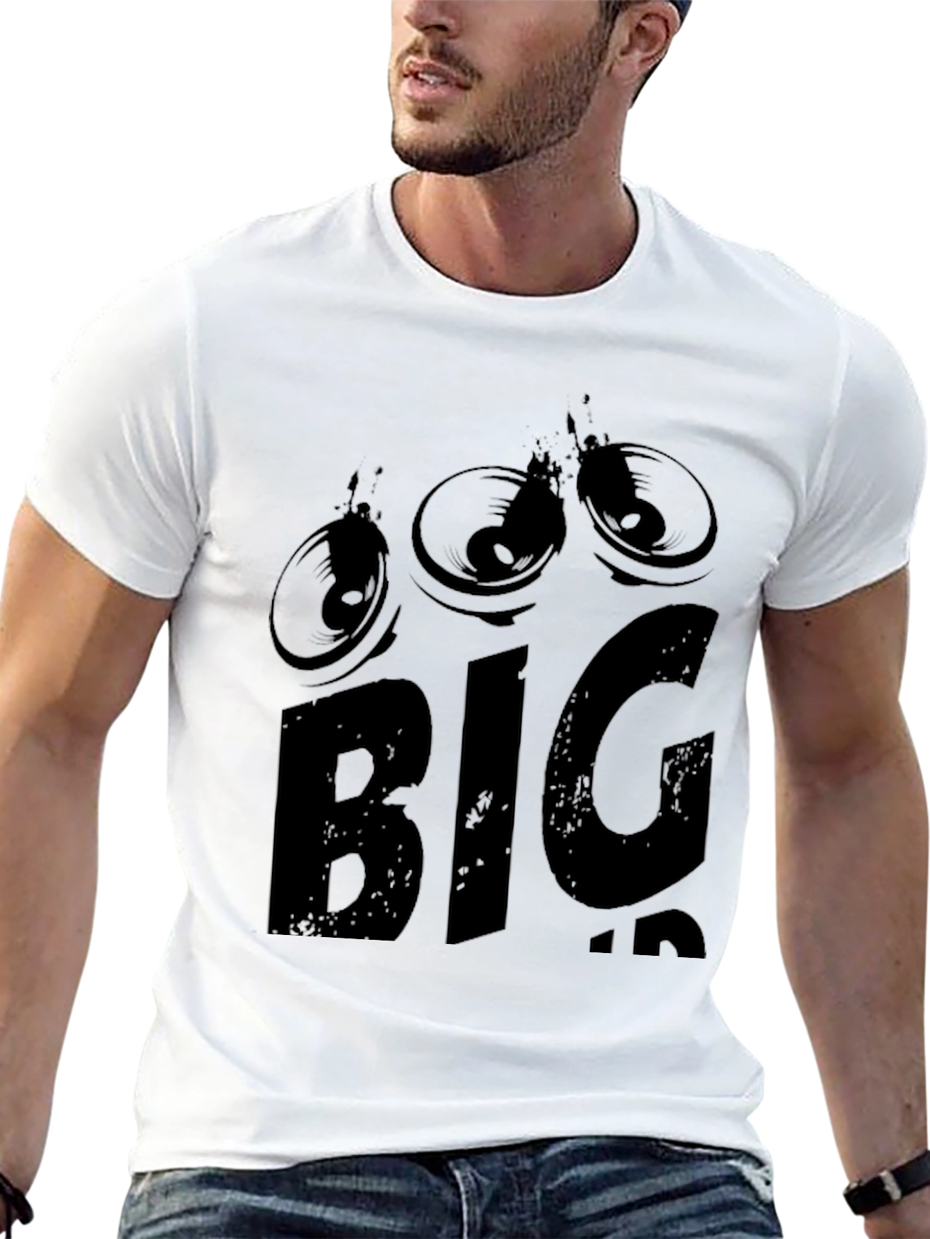 BIG Graphic Tee - Black Mens T-Shirt