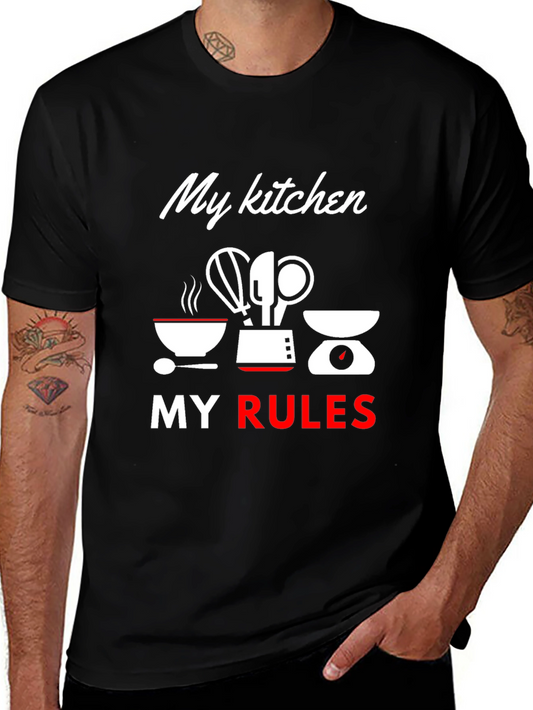 My Kitchen My Rules T-Shirt - Chef Gift