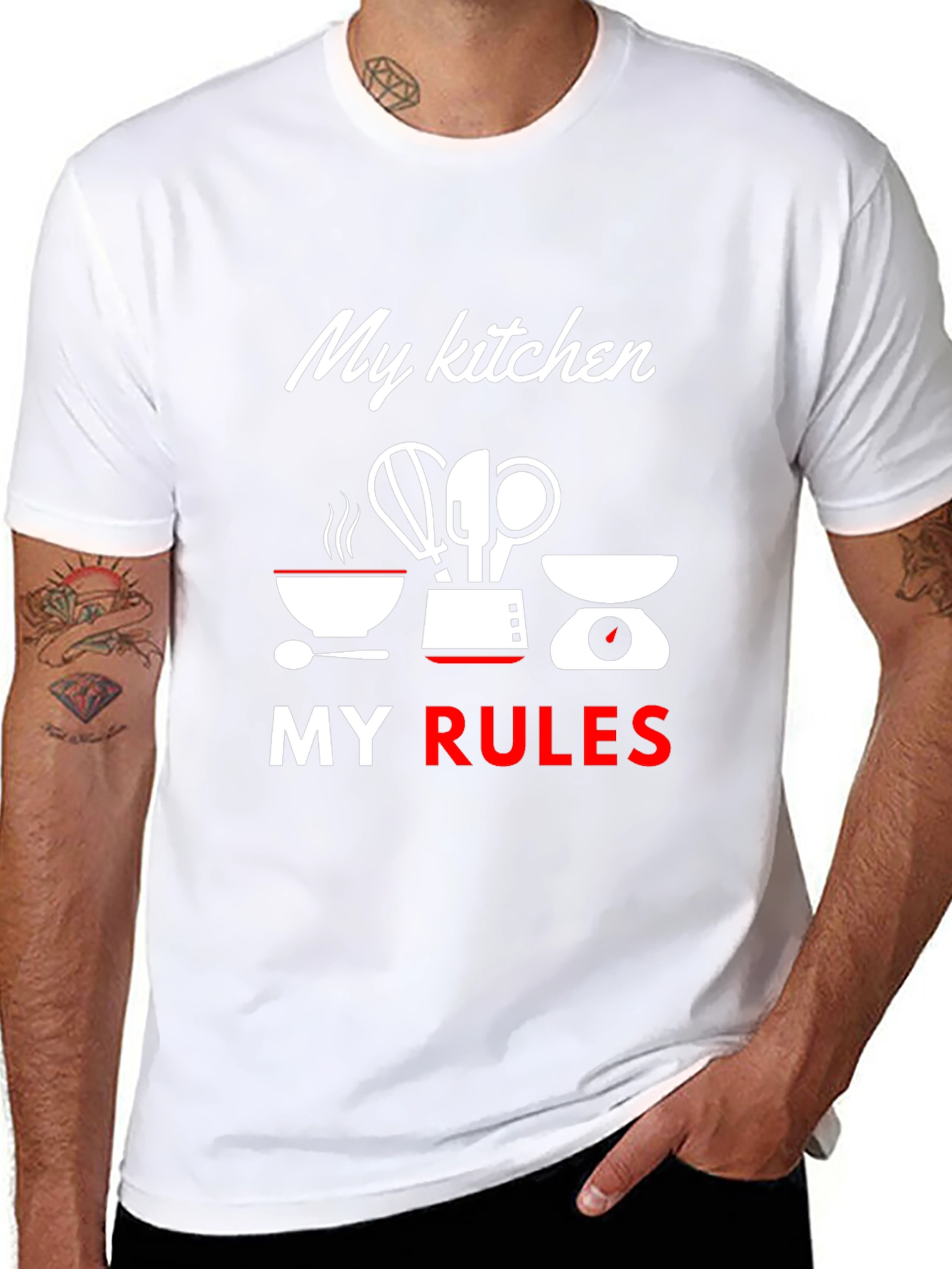 My Kitchen My Rules T-Shirt - Chef Gift
