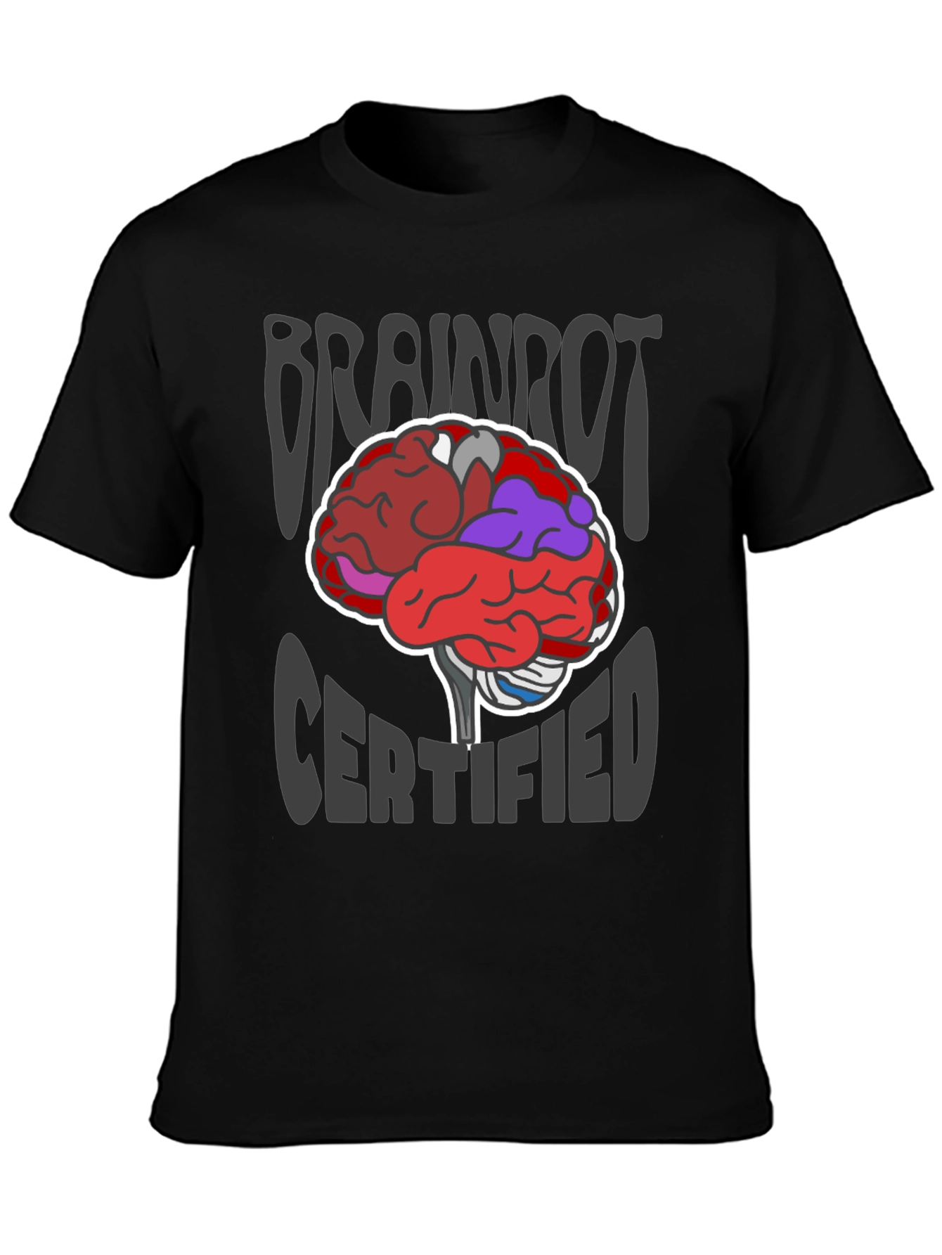 Brainrot Certified Graphic T-Shirt