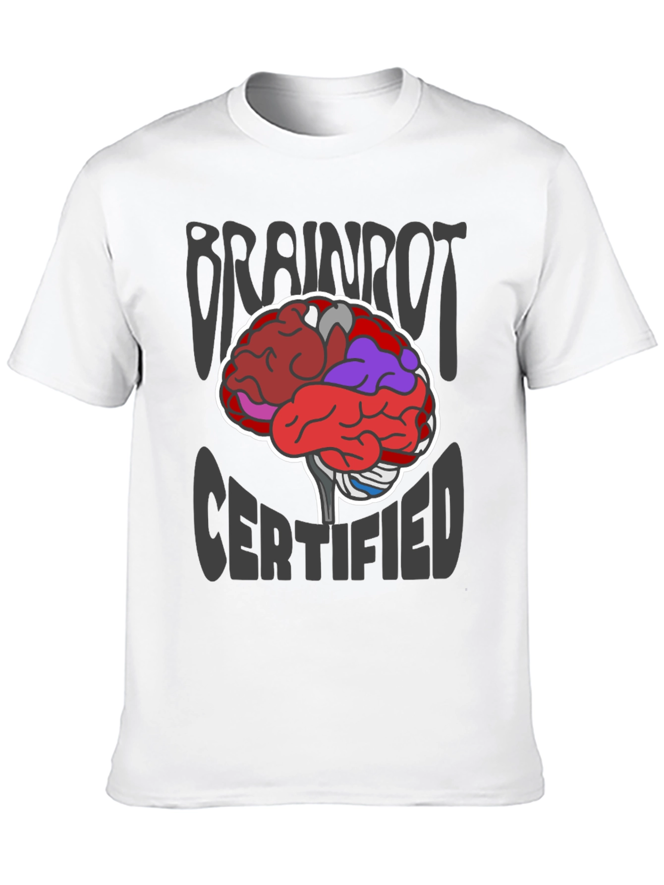 Brainrot Certified Graphic T-Shirt