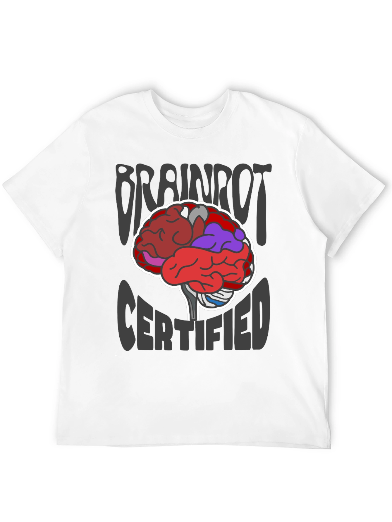 Brainrot Certified Graphic T-Shirt