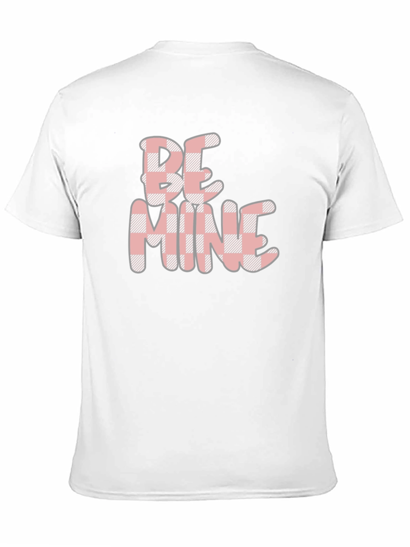 Be Mine Valentines Buffalo Plaid Tee