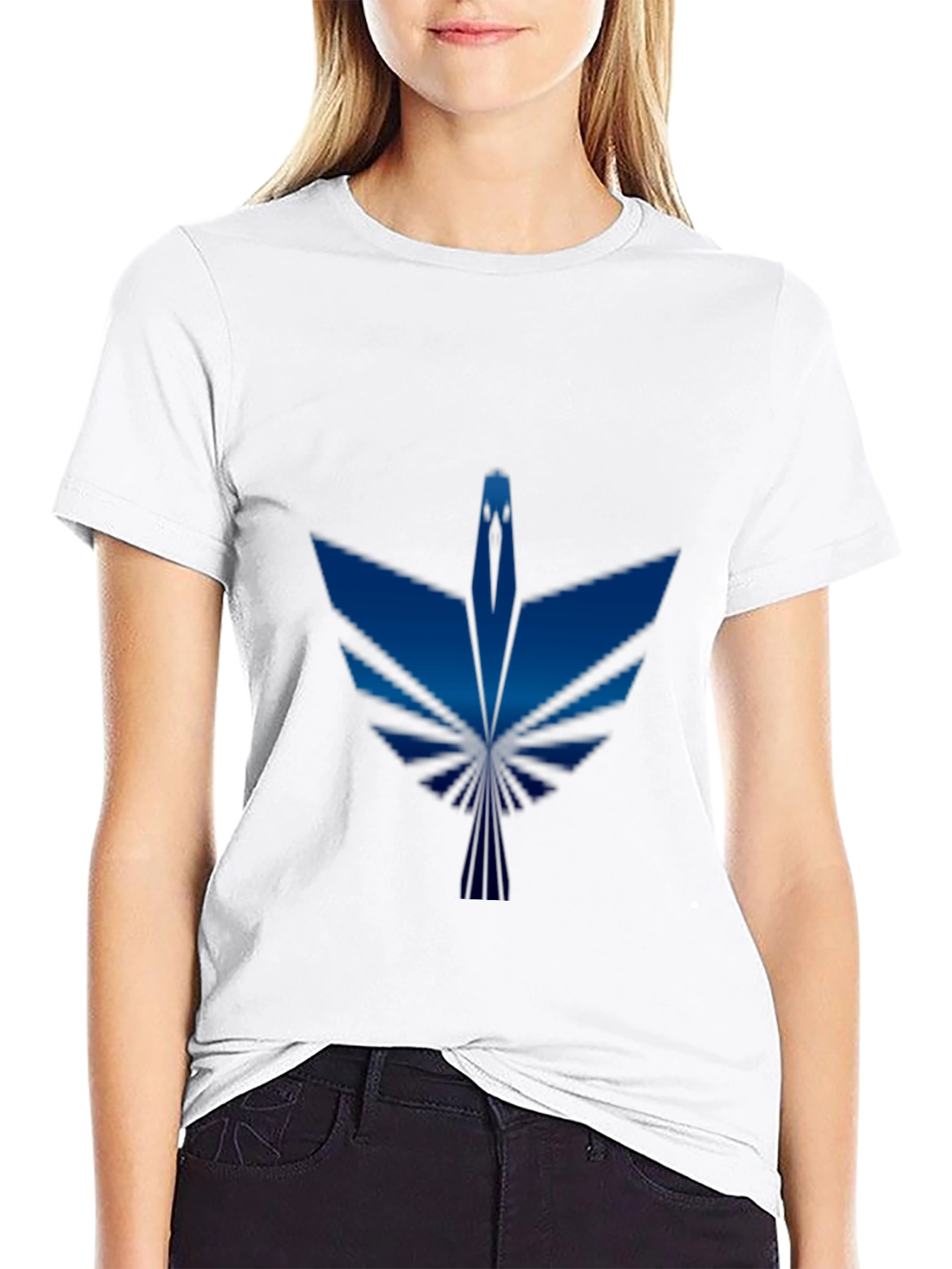 Blue Phoenix Graphic T-Shirt