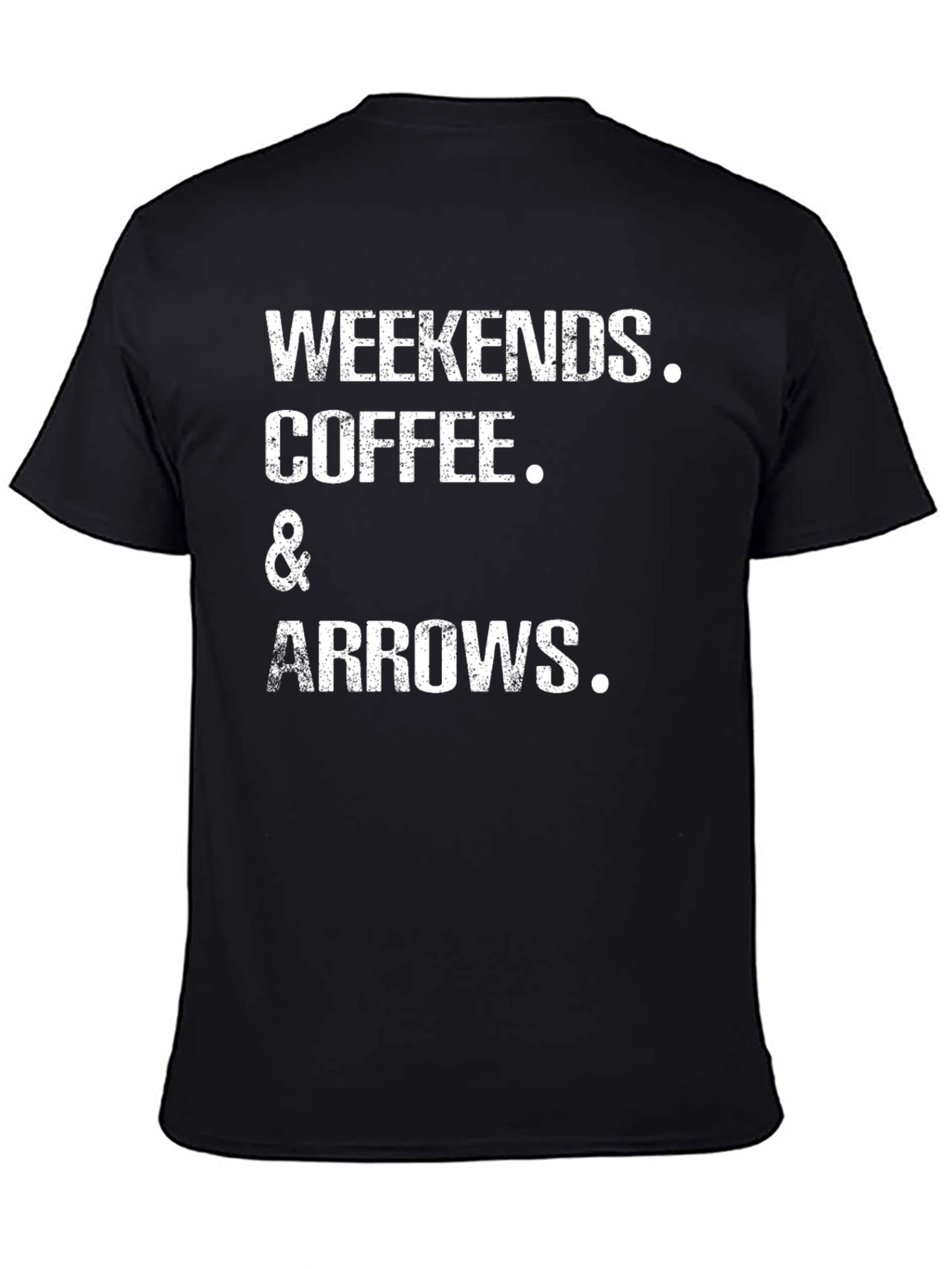 Weekends Coffee and Arrows Graphic T-Shirt