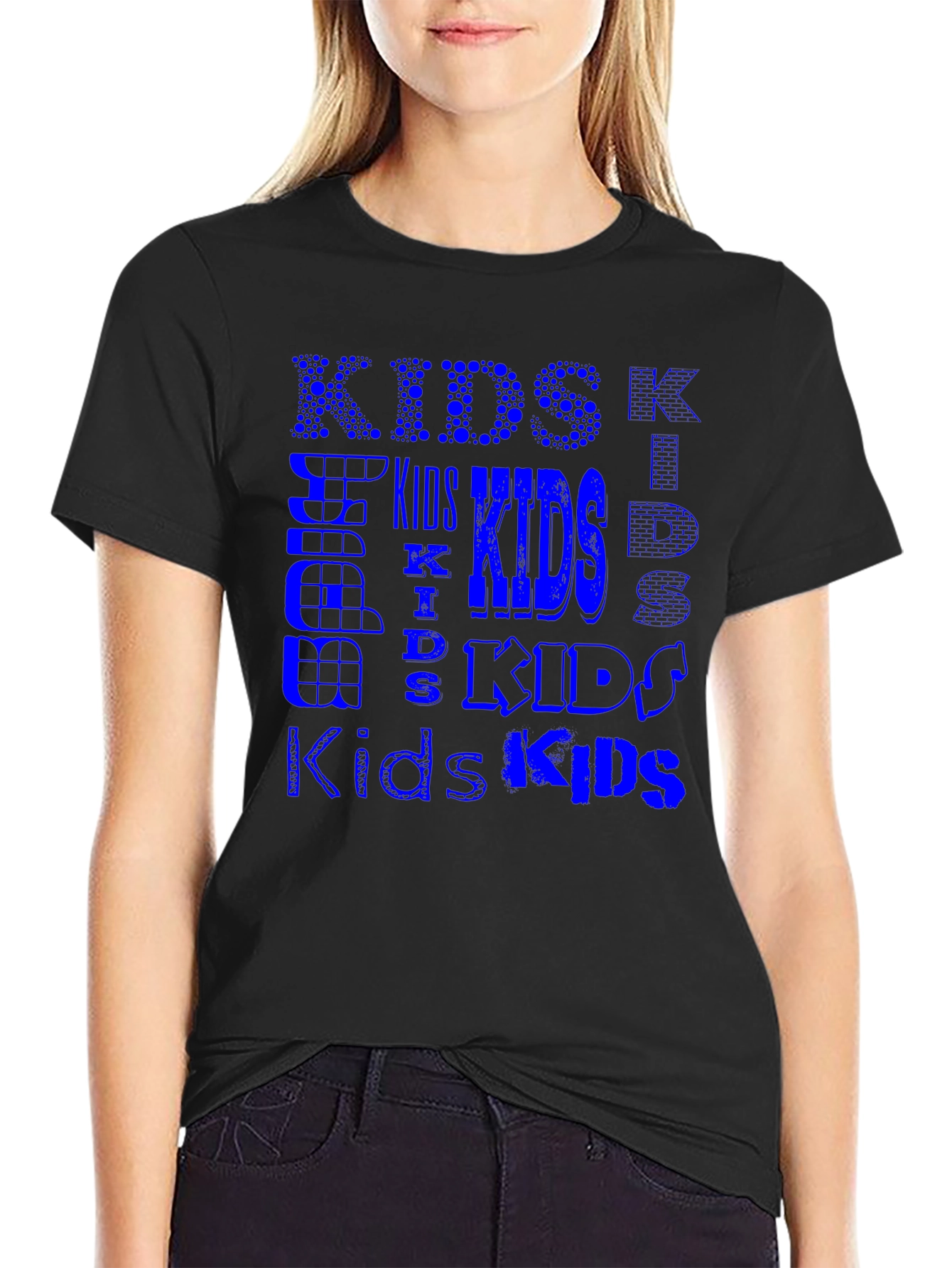 Cool Kids Blue Graphic T-Shirt