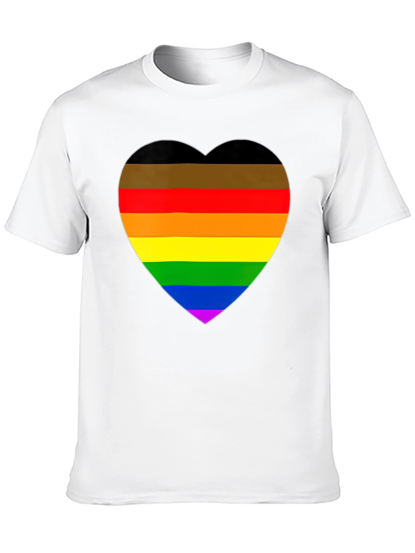 Pride Heart T-Shirt - Inclusive LGBTQ+ Love Tee
