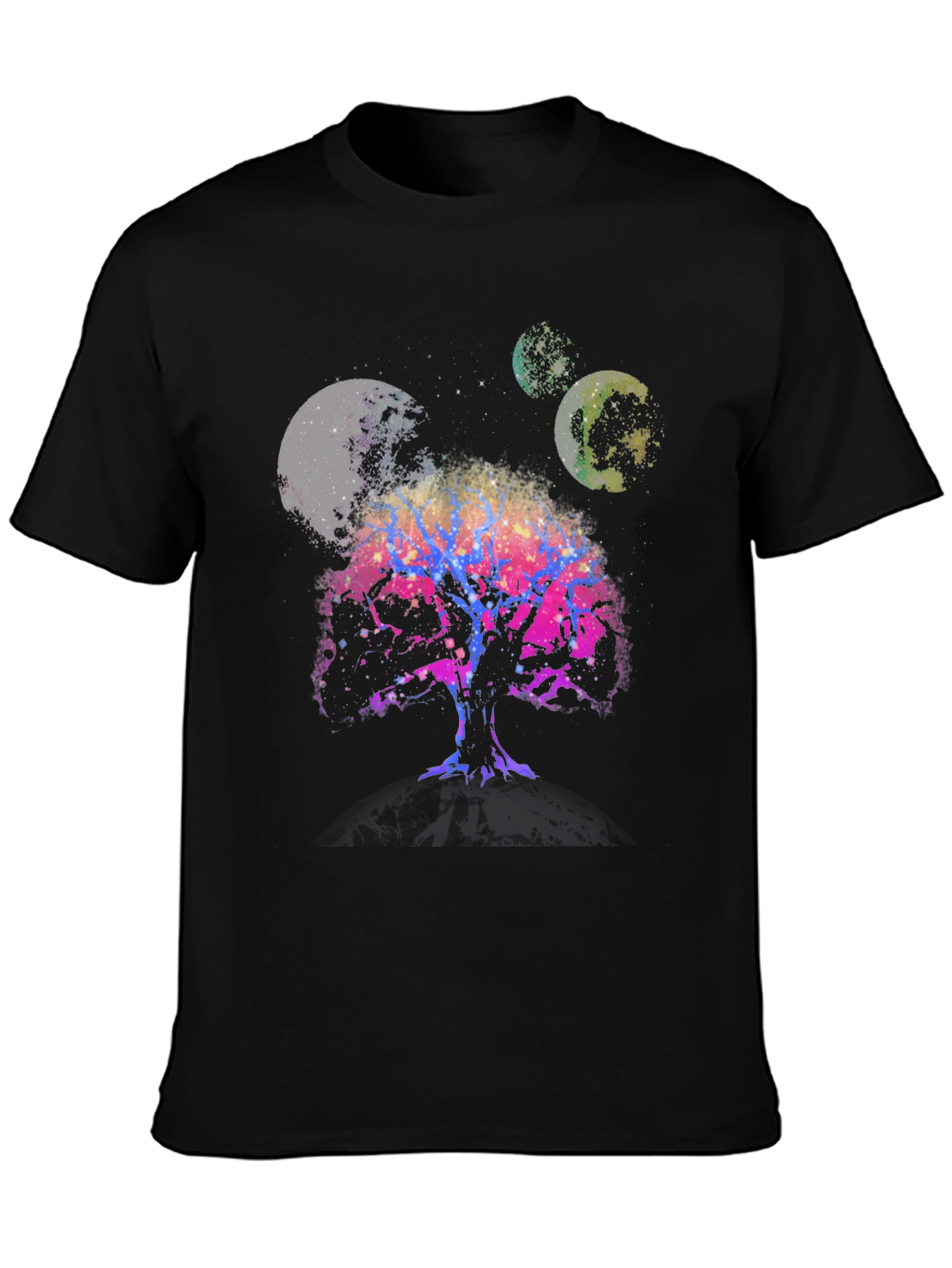 Cosmic Tree Graphic T-Shirt
