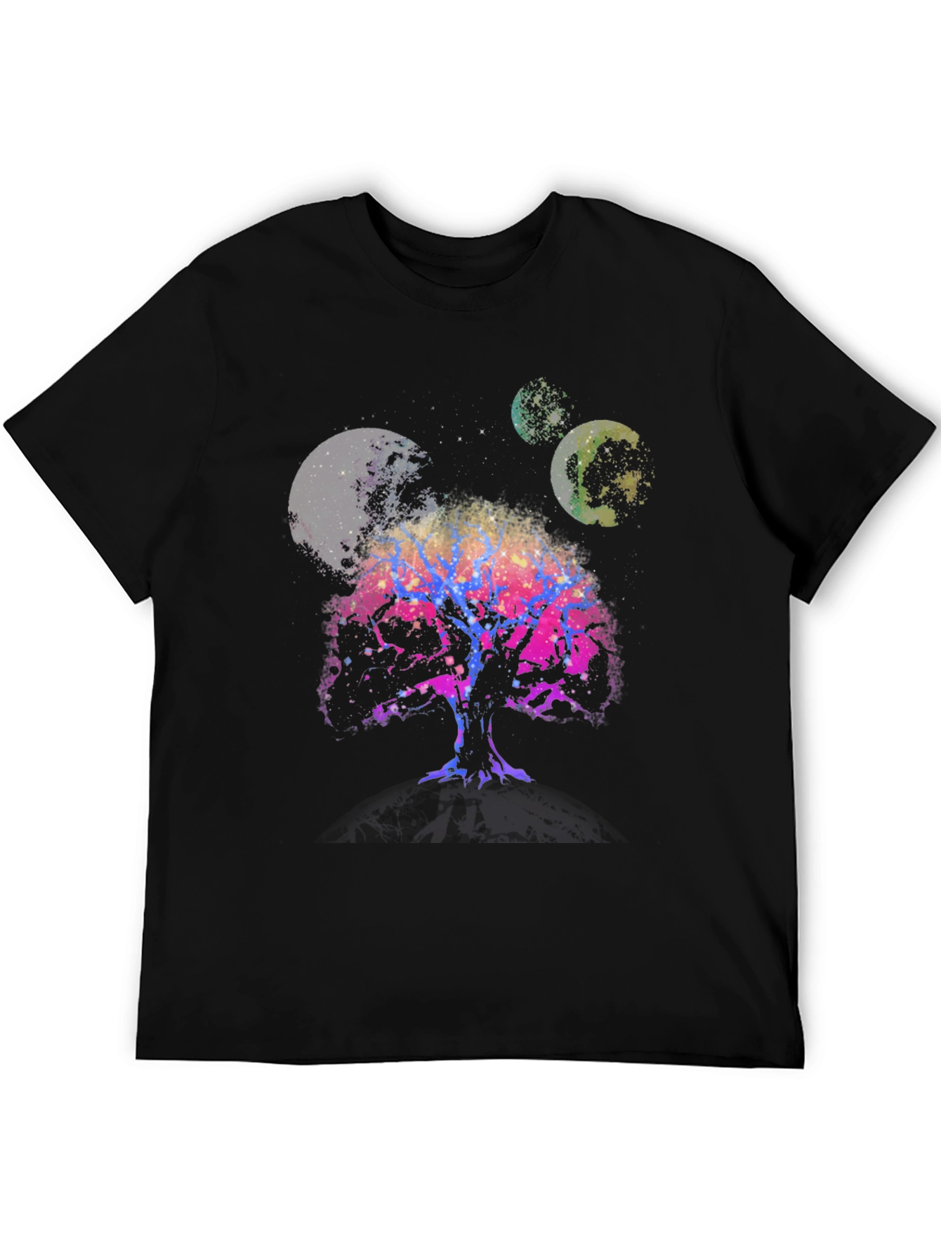 Cosmic Tree Graphic T-Shirt