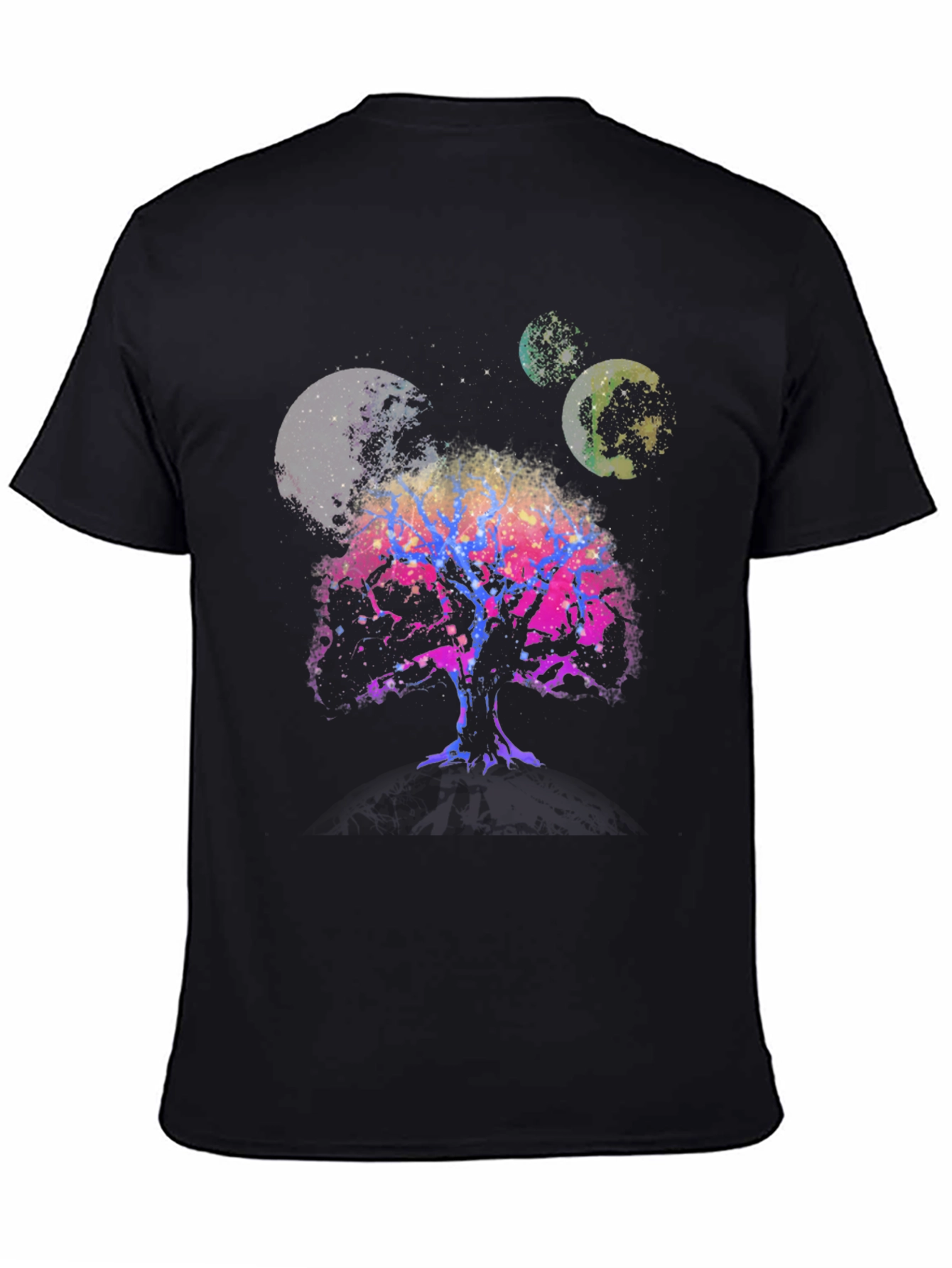 Cosmic Tree Graphic T-Shirt