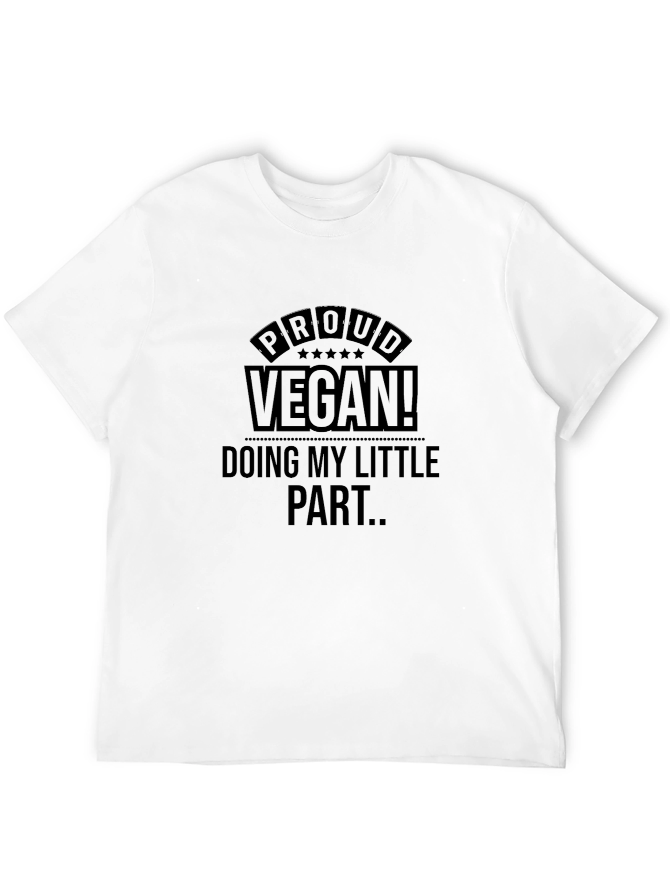Proud Vegan T-Shirt - Eco-Friendly Lifestyle Tee