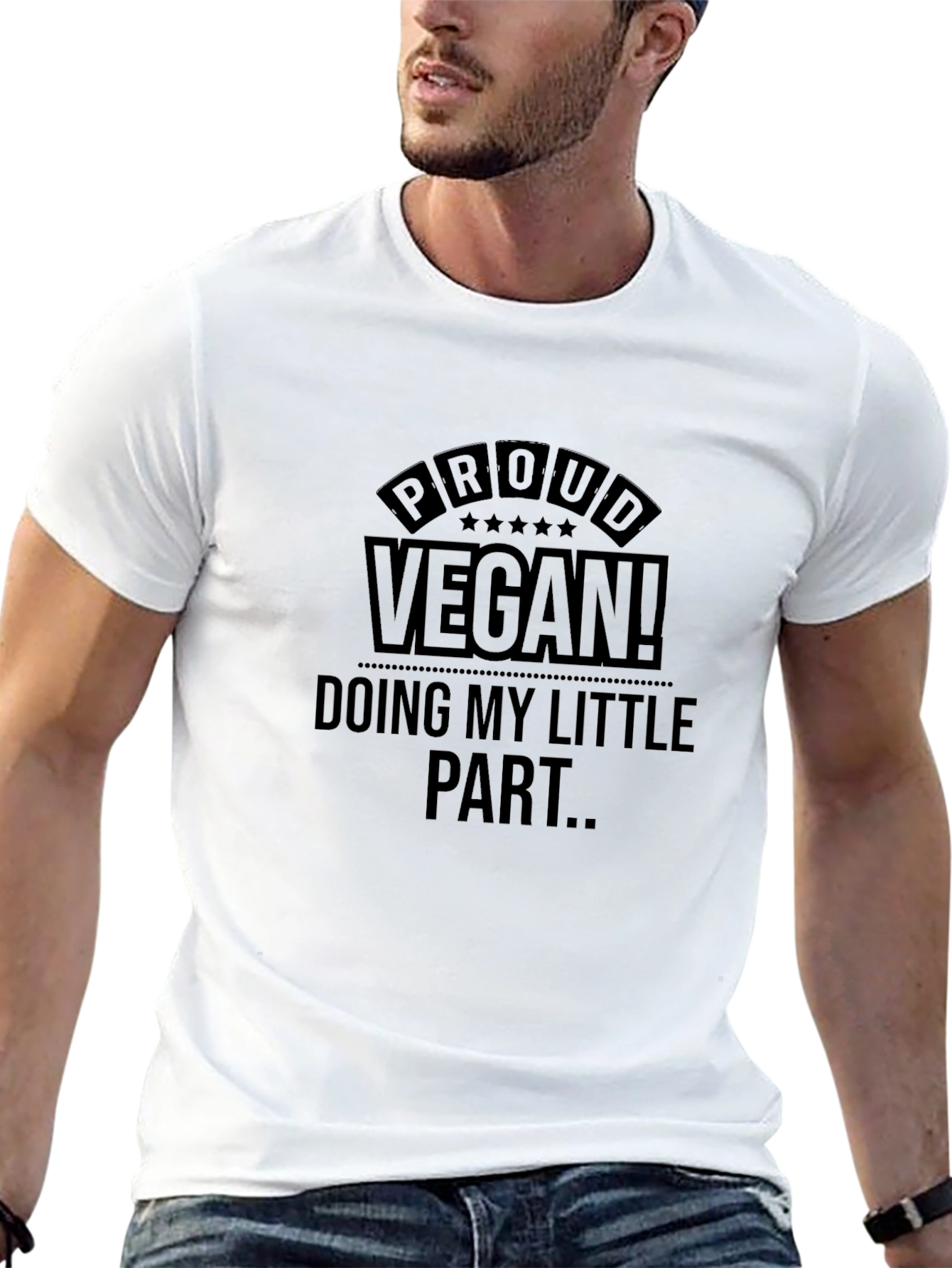 Proud Vegan T-Shirt - Eco-Friendly Lifestyle Tee