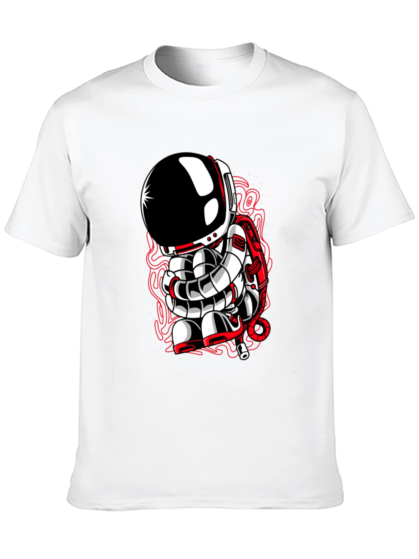 Astronaut Graphic Tee - Unique Spaceman Design