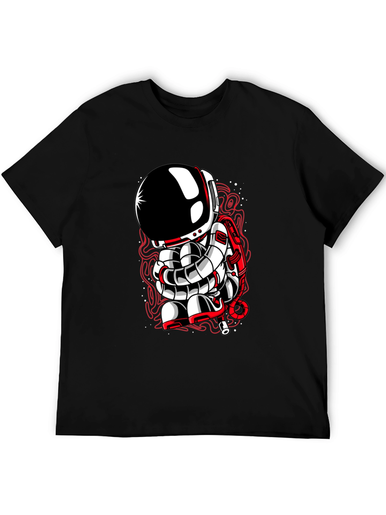 Astronaut Graphic Tee - Unique Spaceman Design