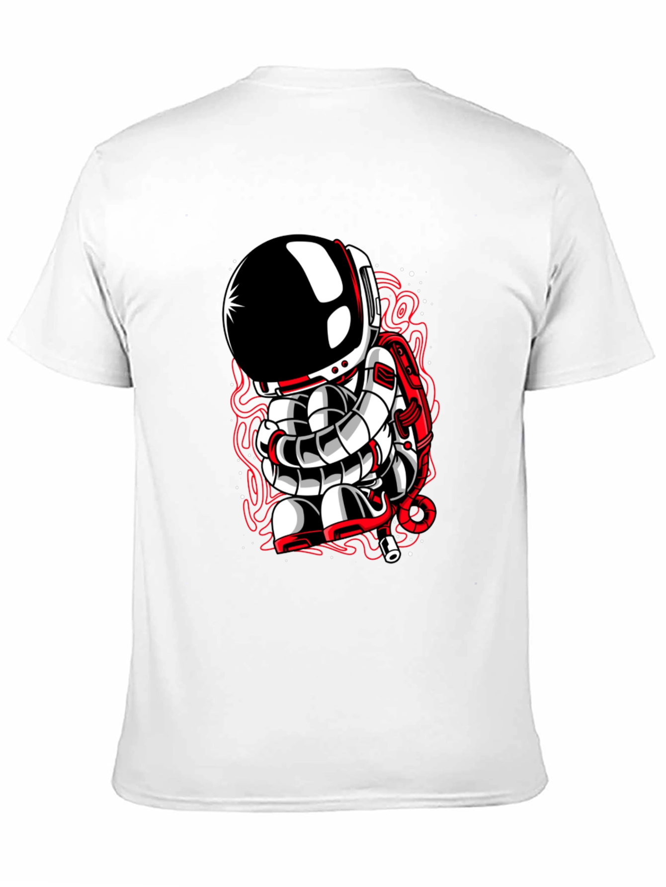 Astronaut Graphic Tee - Unique Spaceman Design