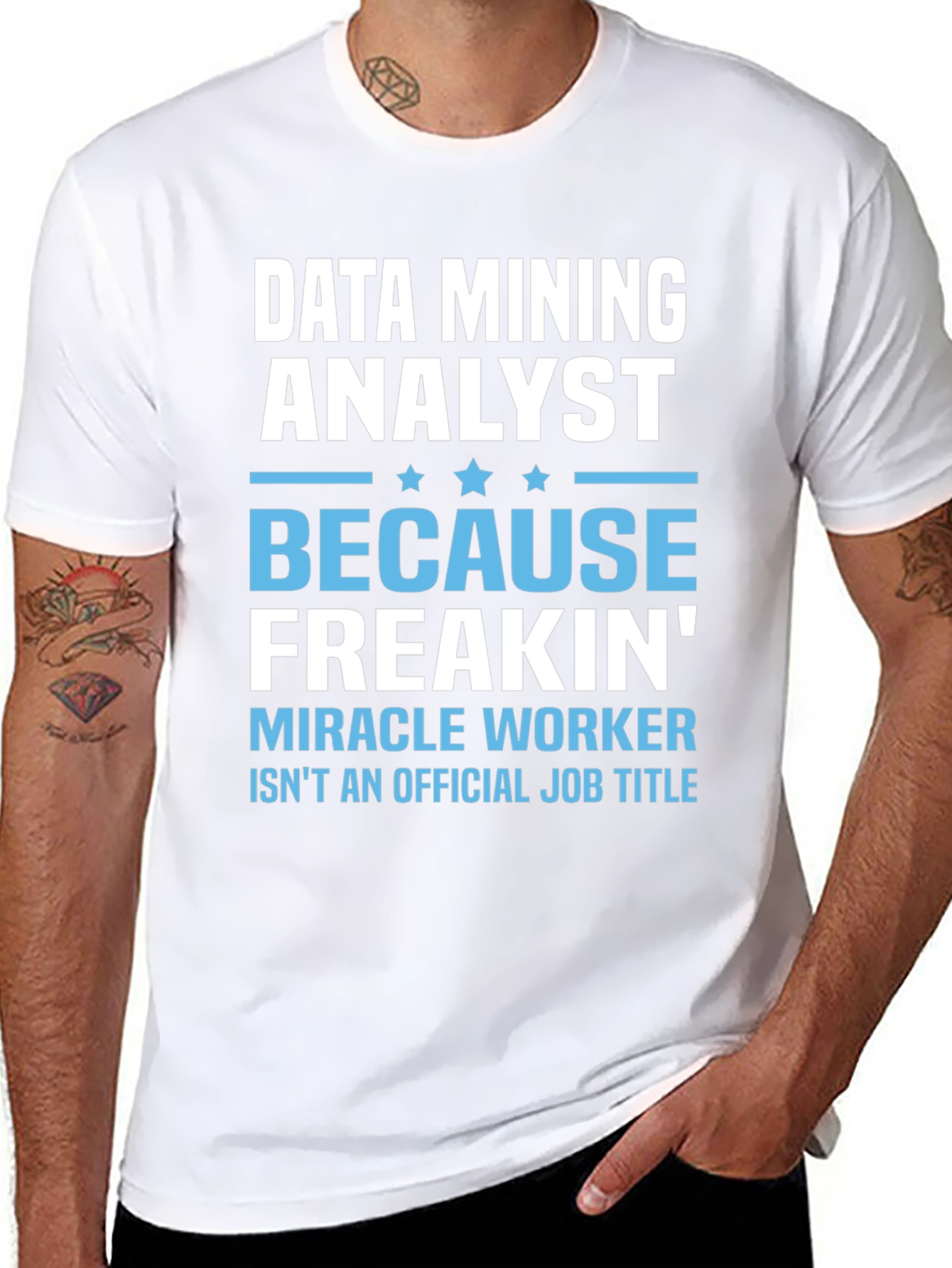 Data Mining Analyst Funny T-Shirt Job Title Tee