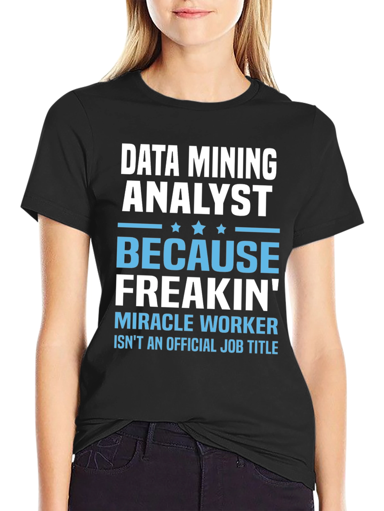 Data Mining Analyst Funny T-Shirt Job Title Tee