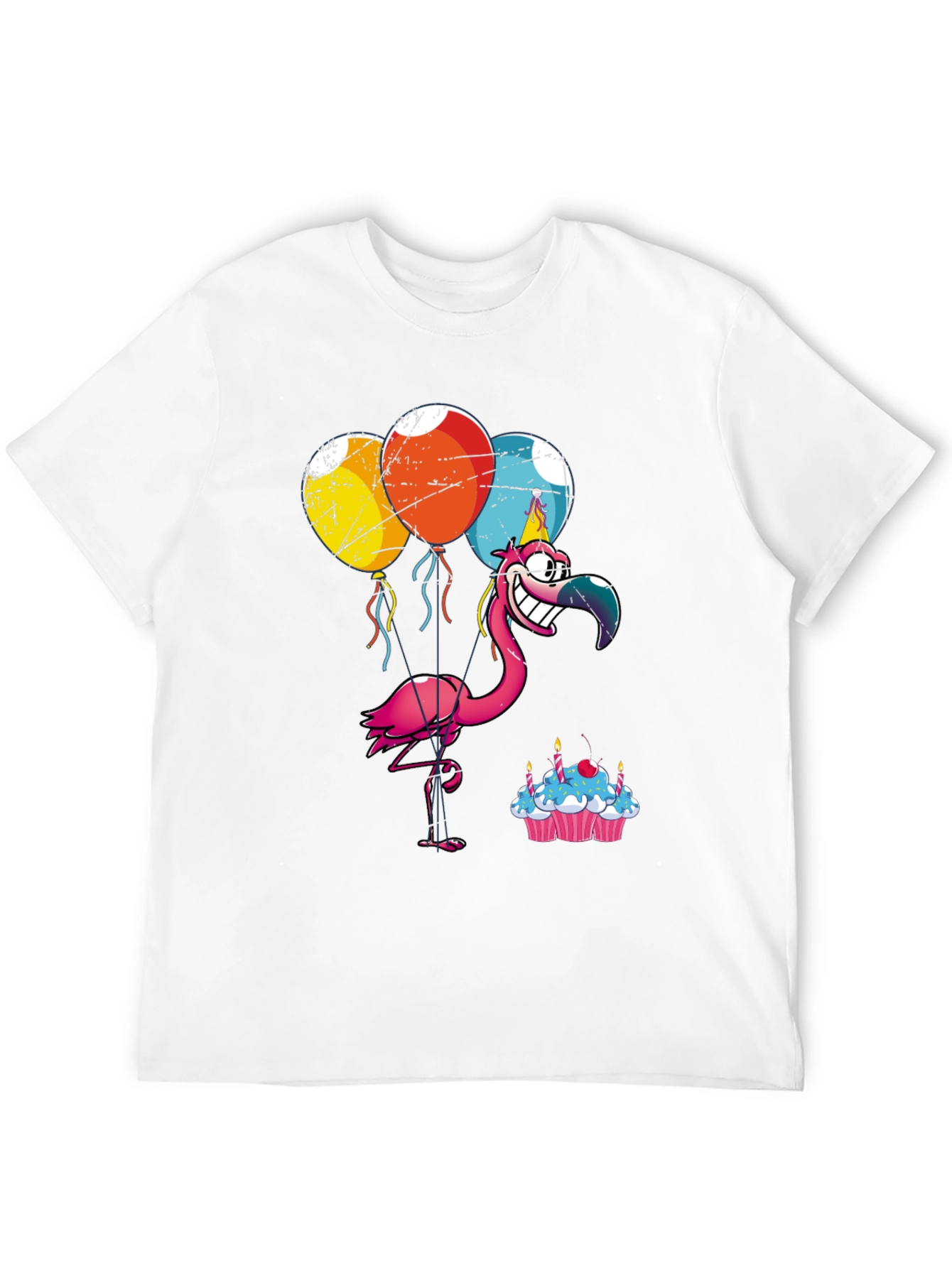 Party Flamingo T-Shirt: Birthday Celebration Tee