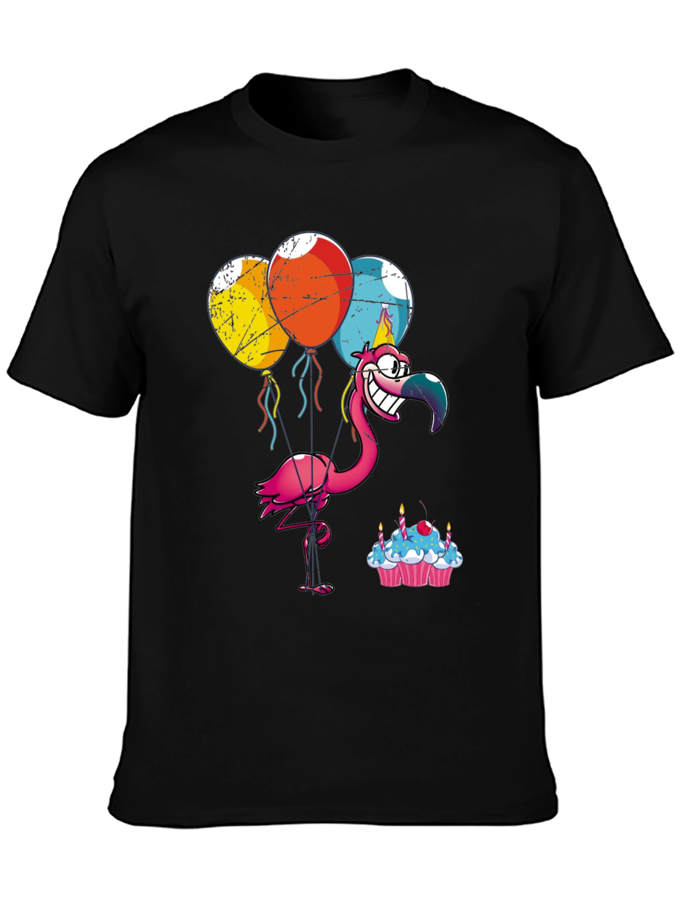 Party Flamingo T-Shirt: Birthday Celebration Tee