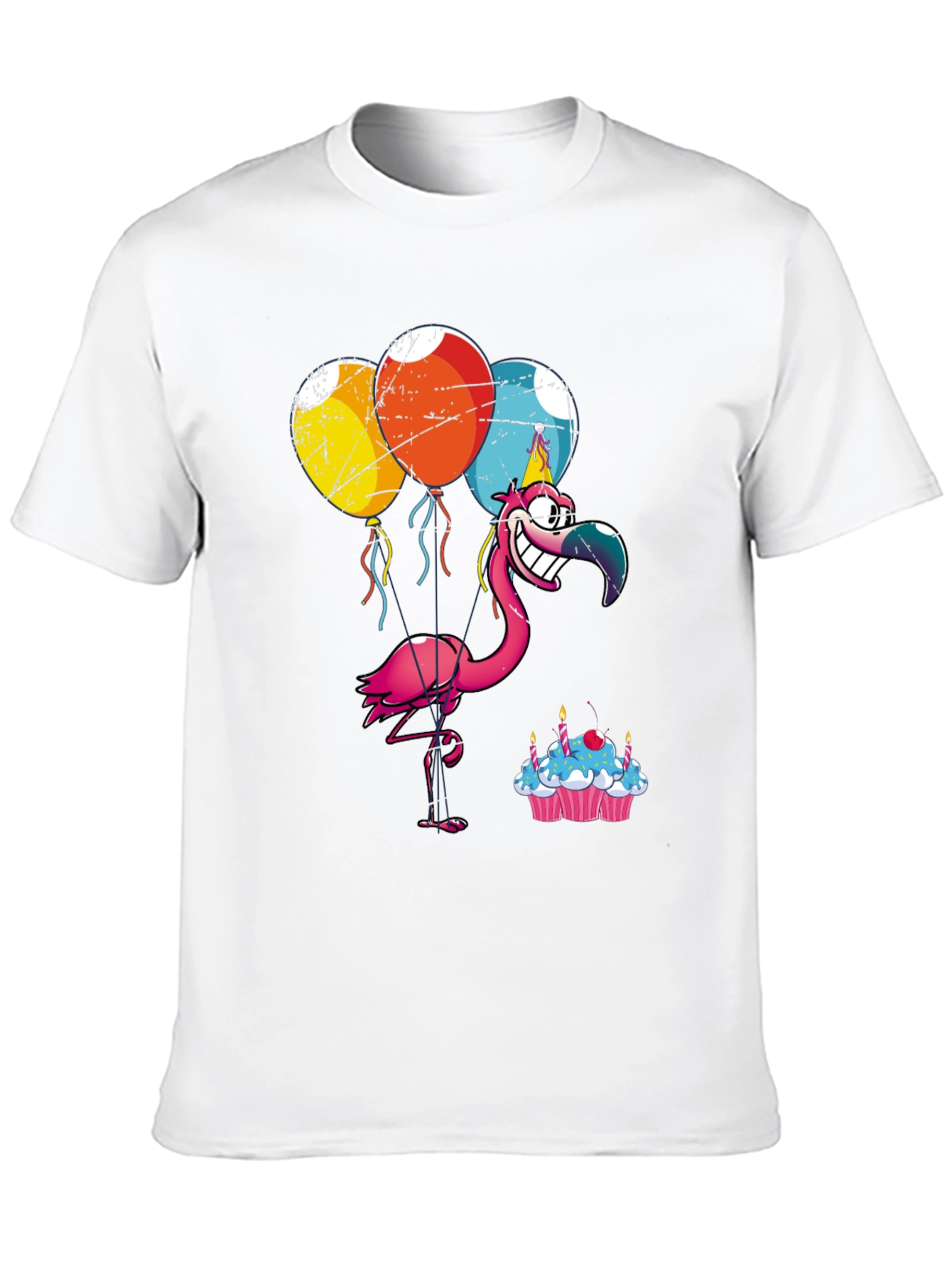 Party Flamingo T-Shirt: Birthday Celebration Tee