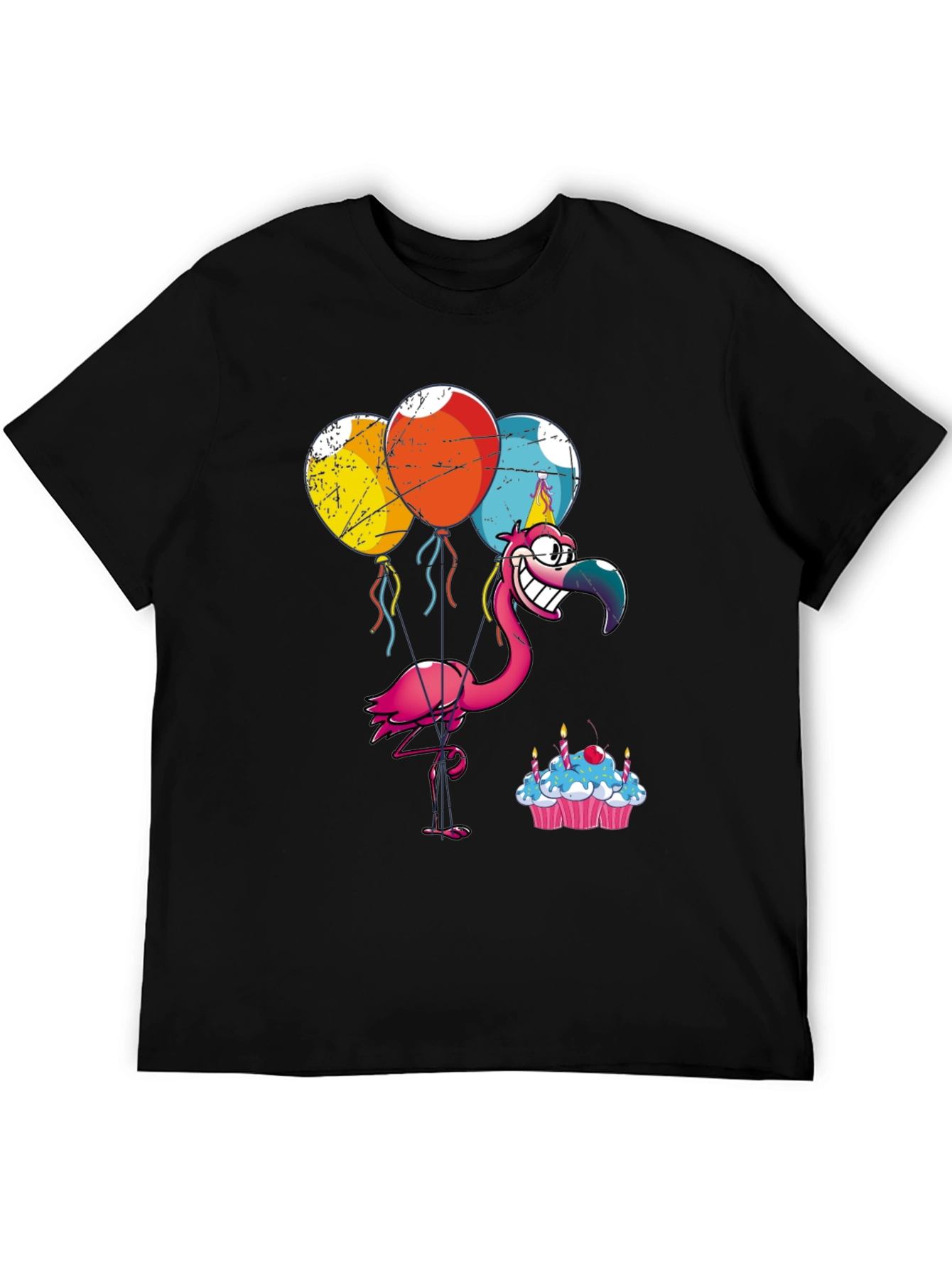 Party Flamingo T-Shirt: Birthday Celebration Tee