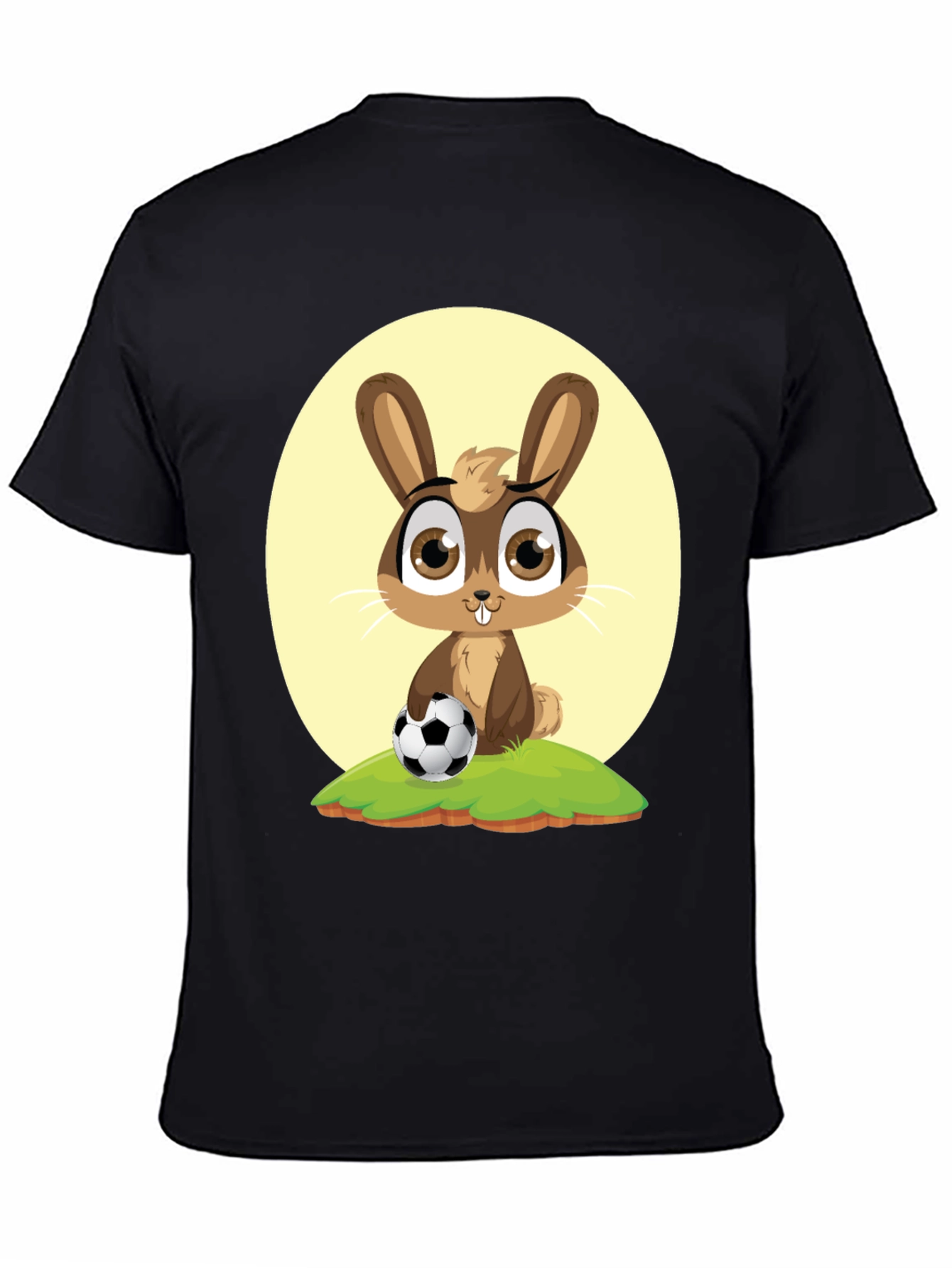 Cute Cartoon Rabbit Soccer T-Shirt