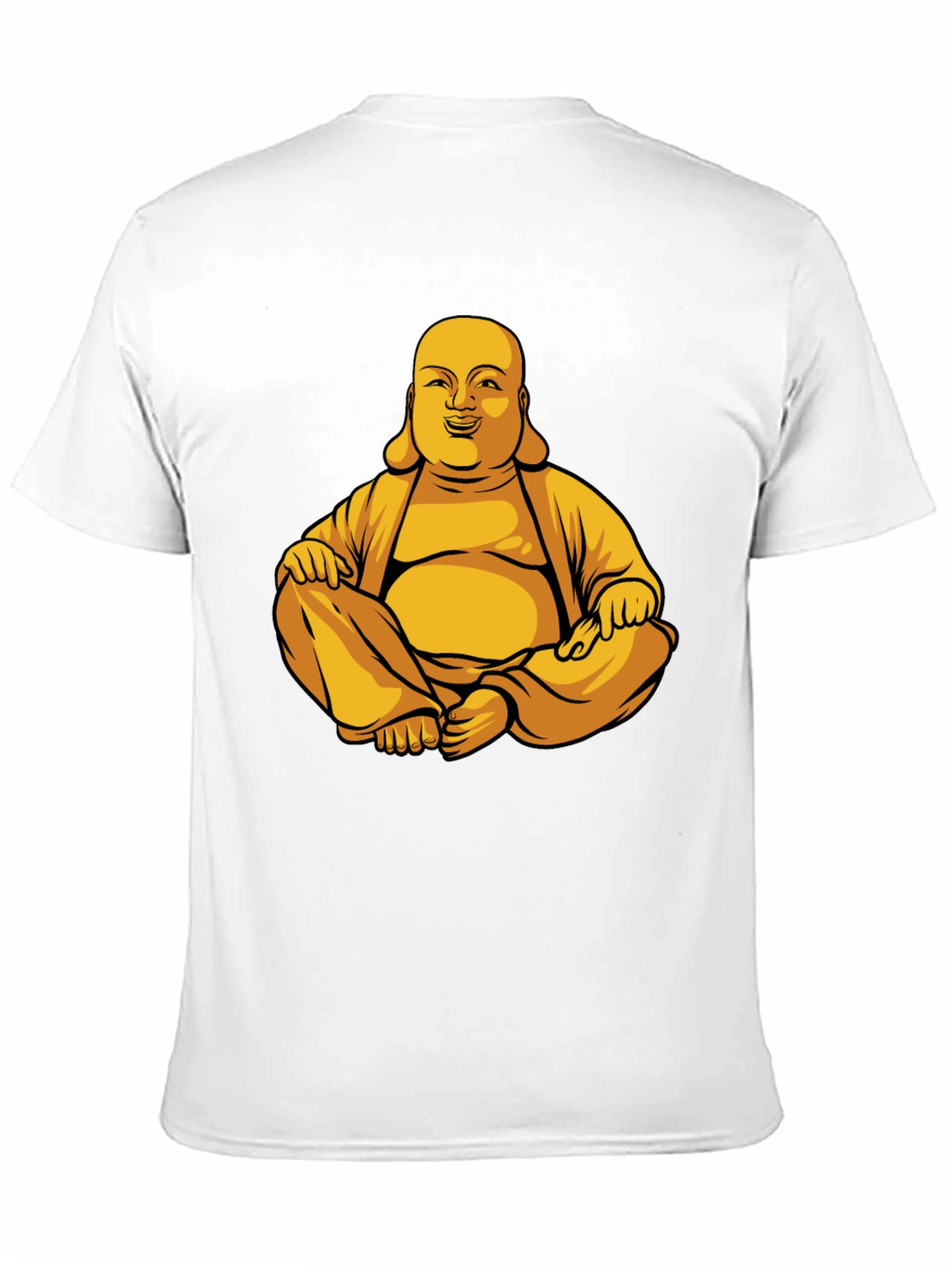 Buddha Graphic Print T-Shirt - Meditating Design