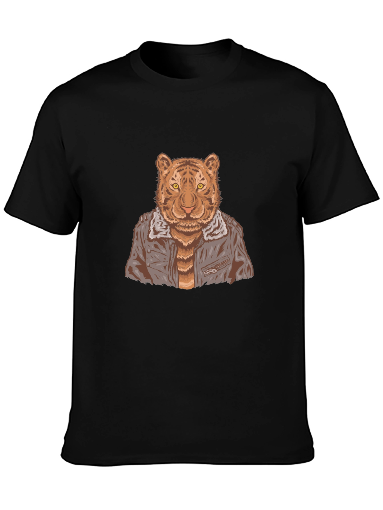Tiger in Jacket Graphic Tee