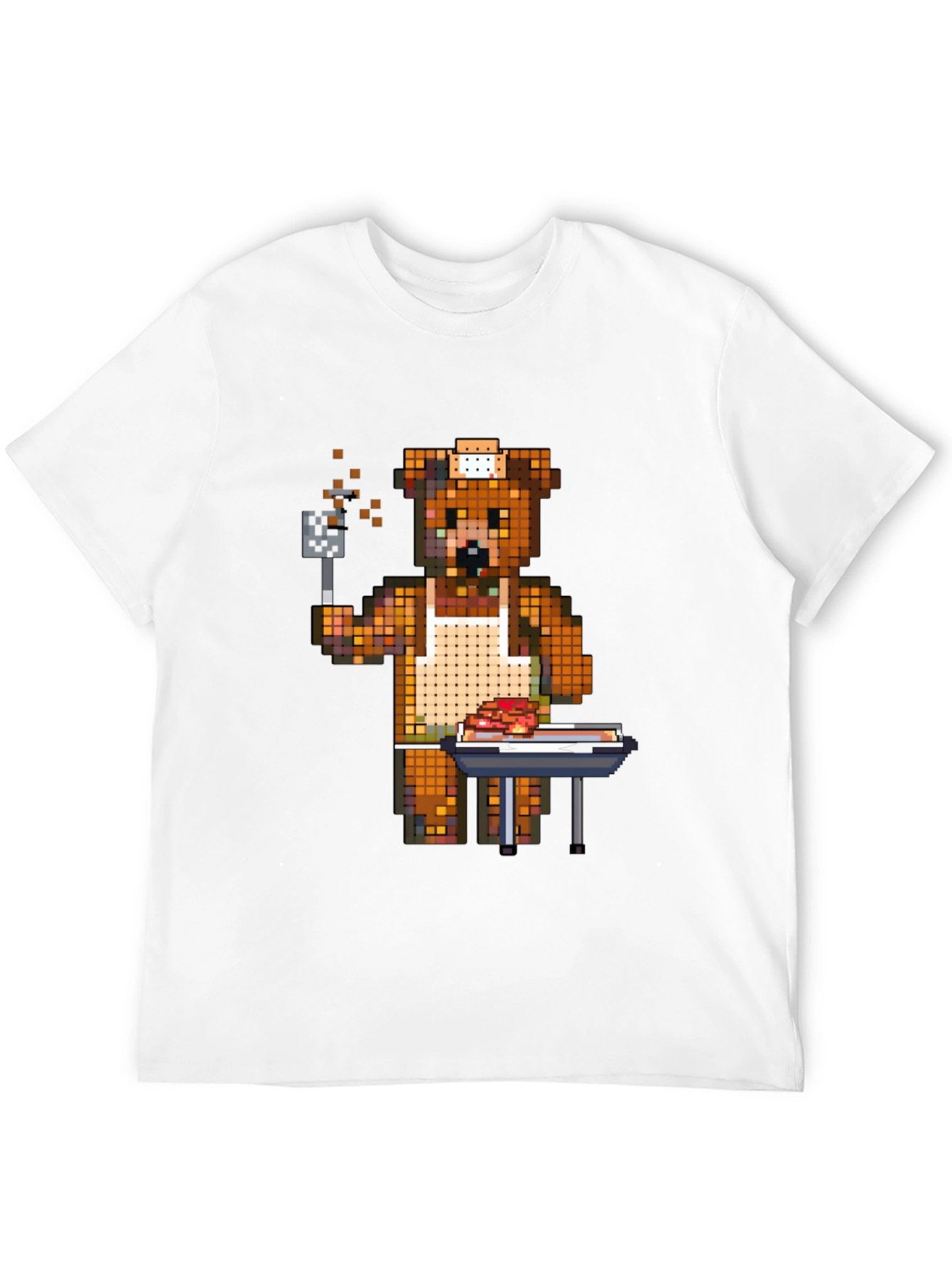 Pixel Bear BBQ T-Shirt