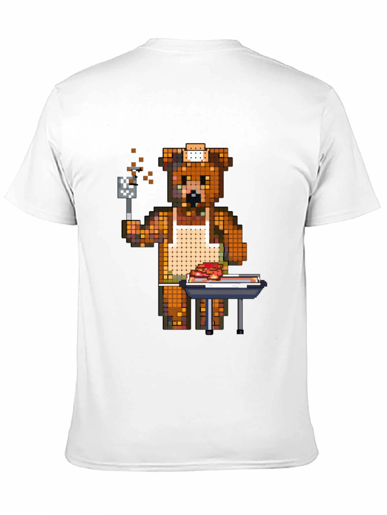 Pixel Bear BBQ T-Shirt