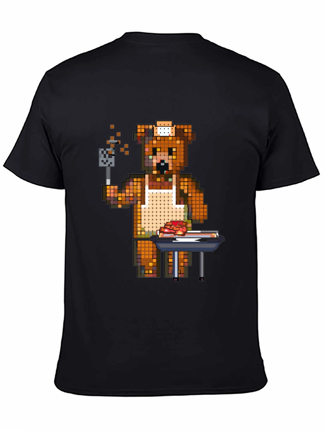Pixel Bear BBQ T-Shirt