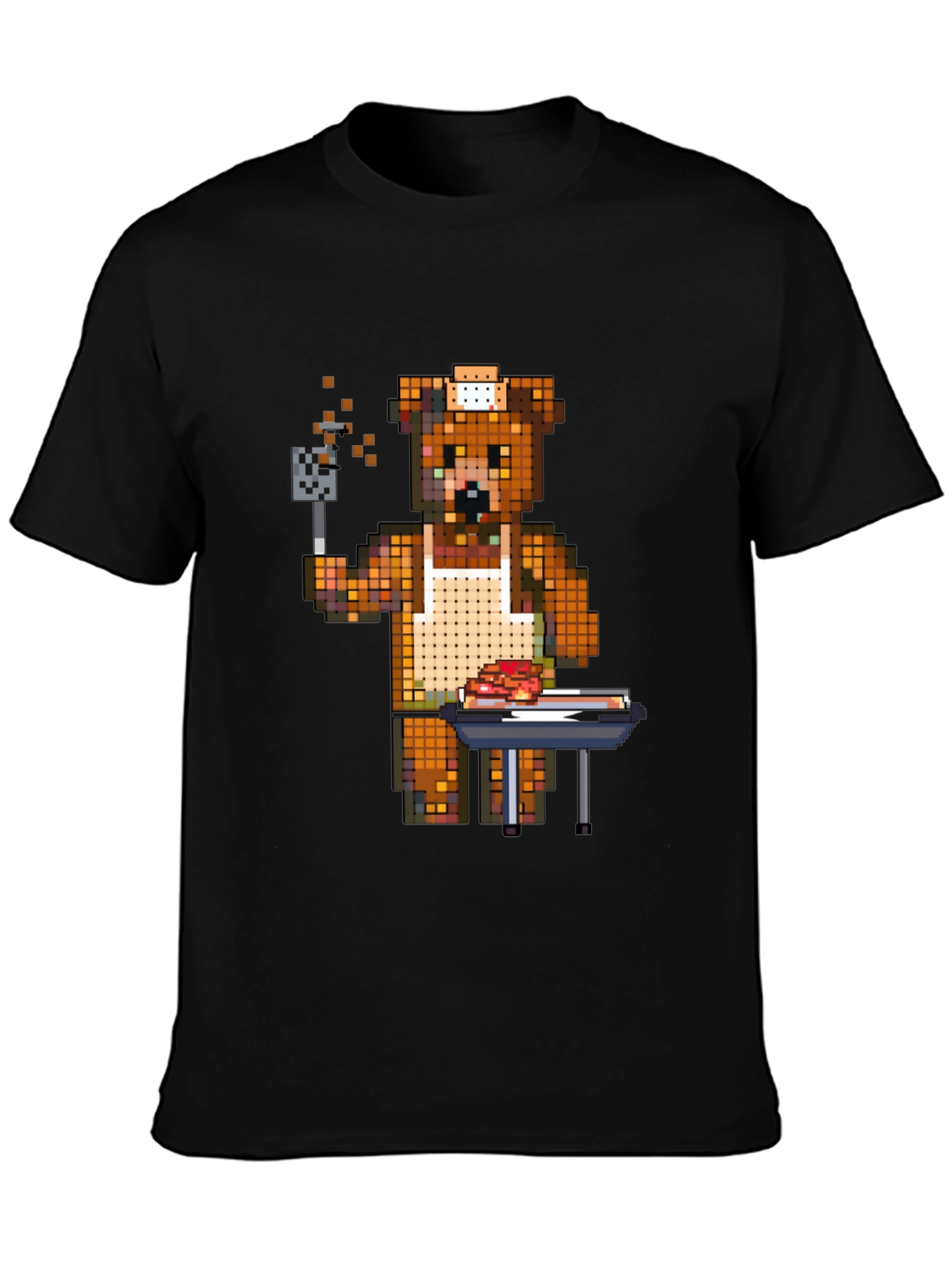 Pixel Bear BBQ T-Shirt