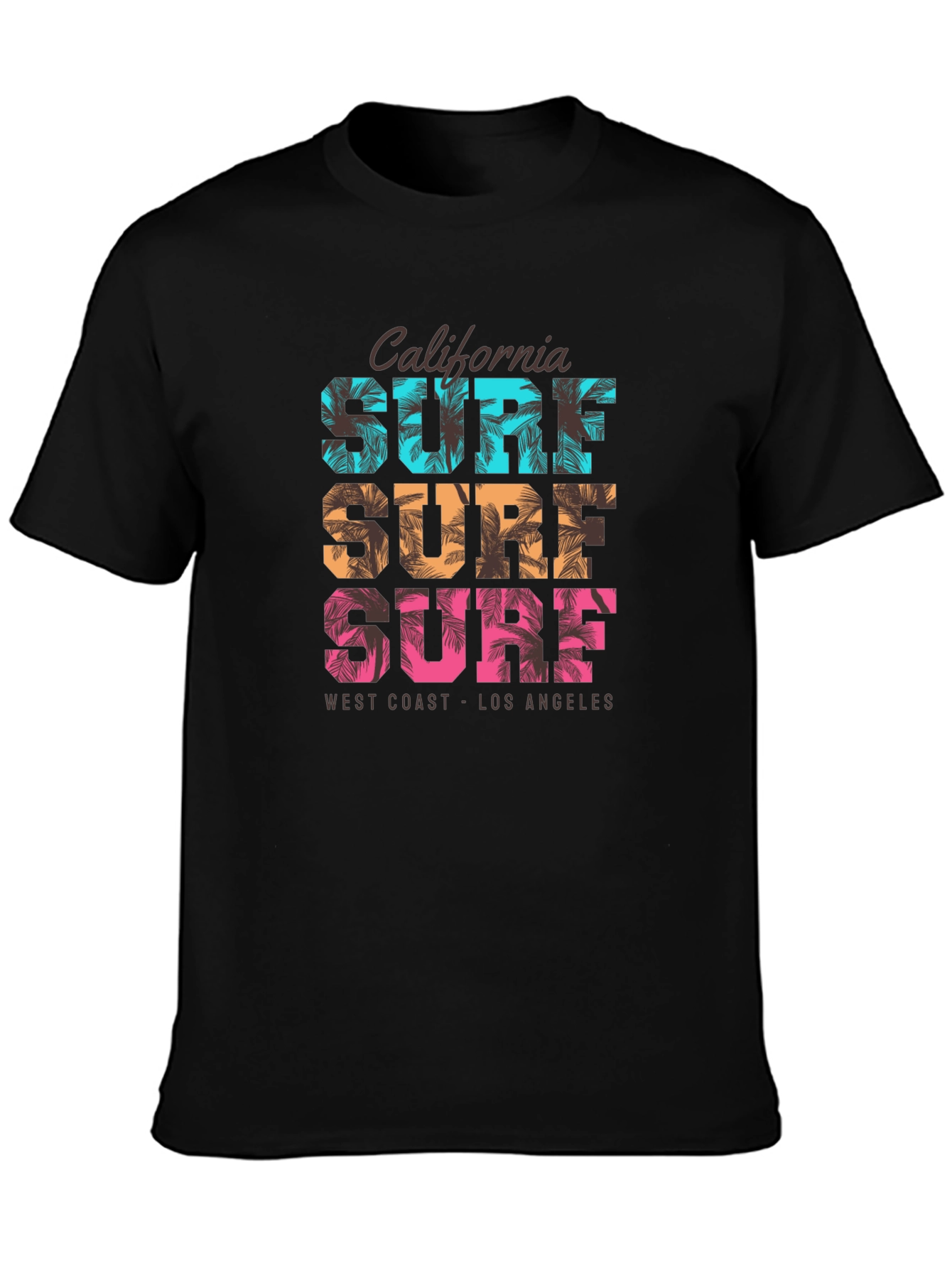 California Surf Graphic Tee - West Coast Vibes