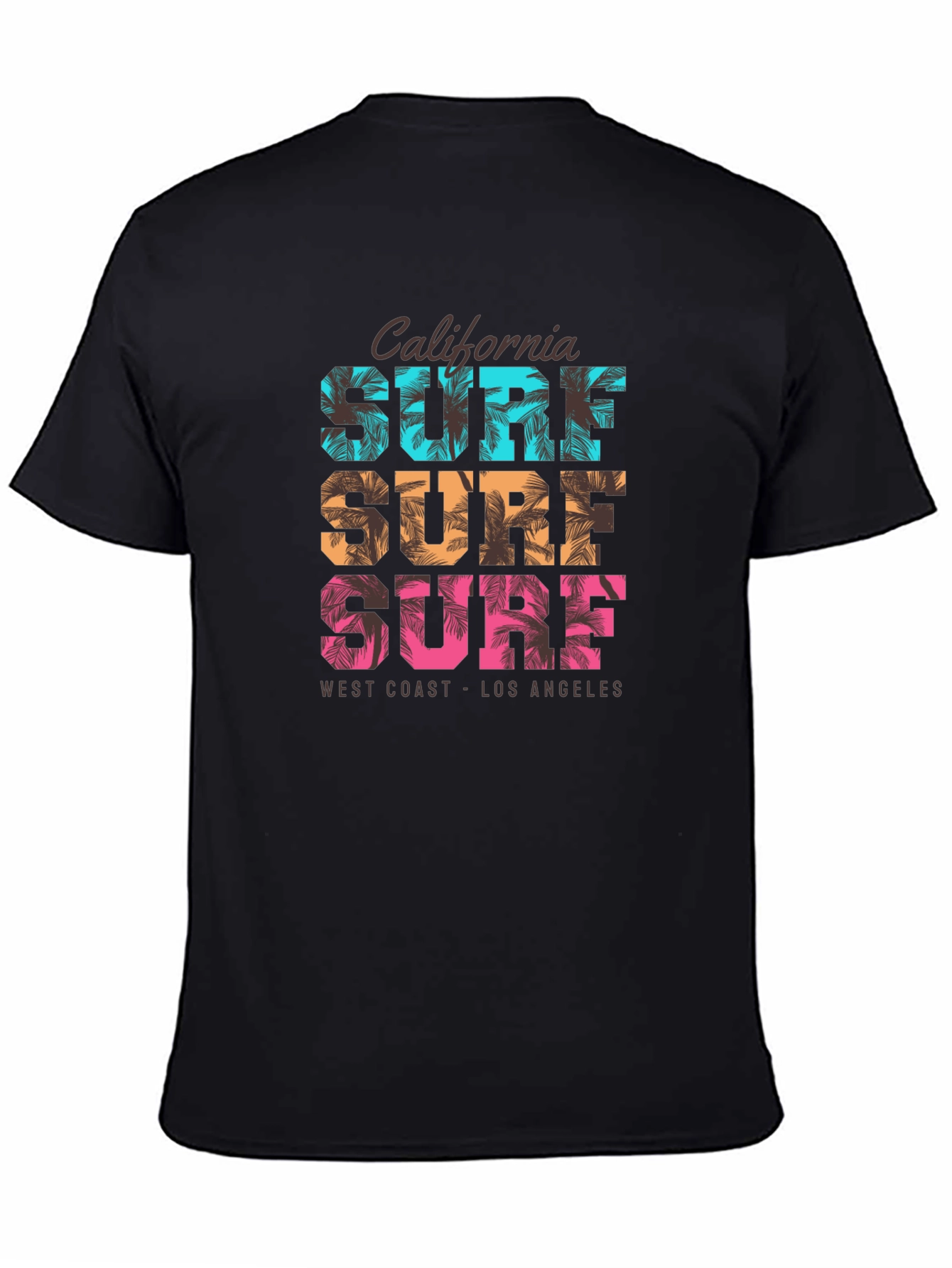 California Surf Graphic Tee - West Coast Vibes