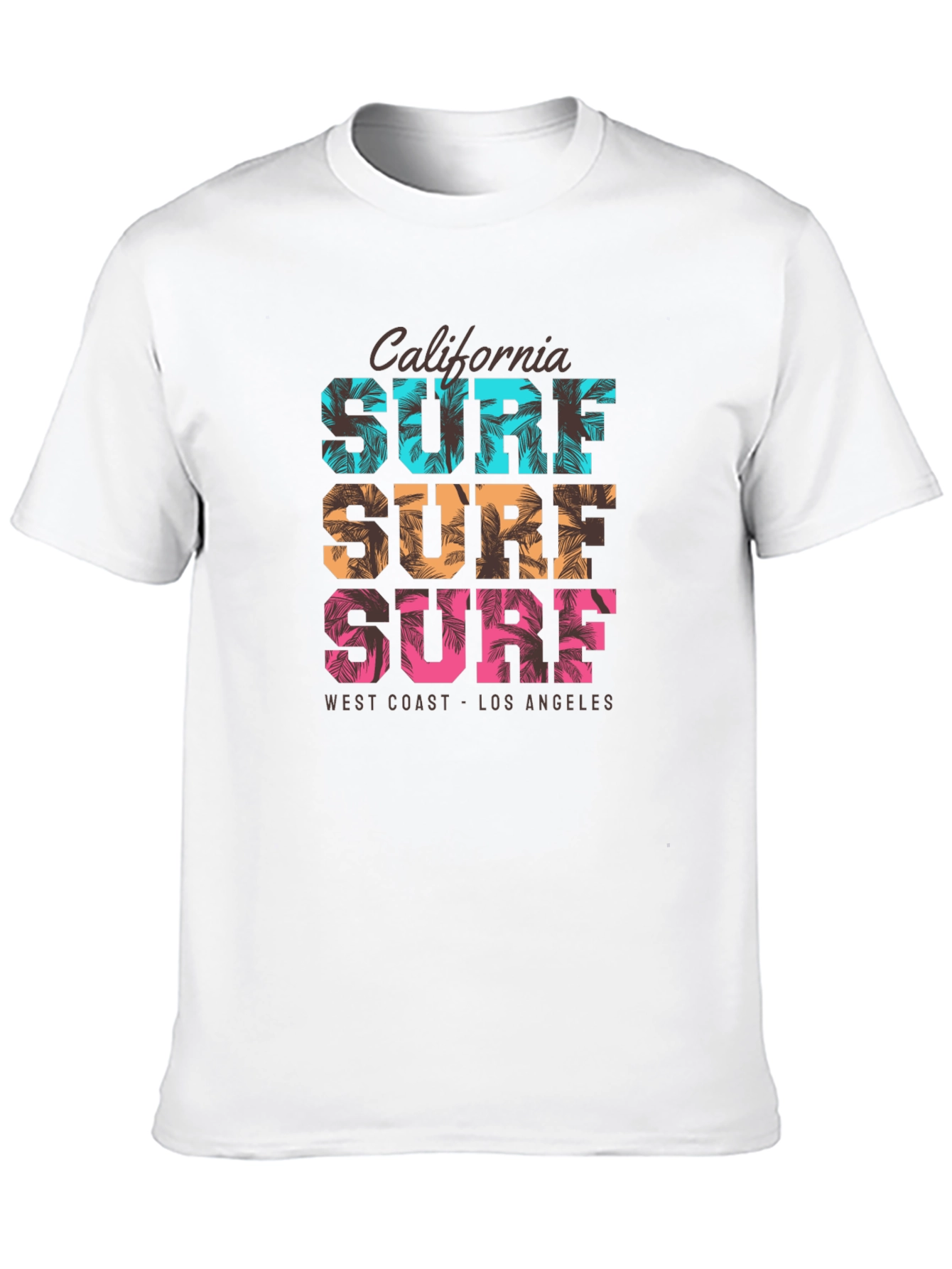 California Surf Graphic Tee - West Coast Vibes