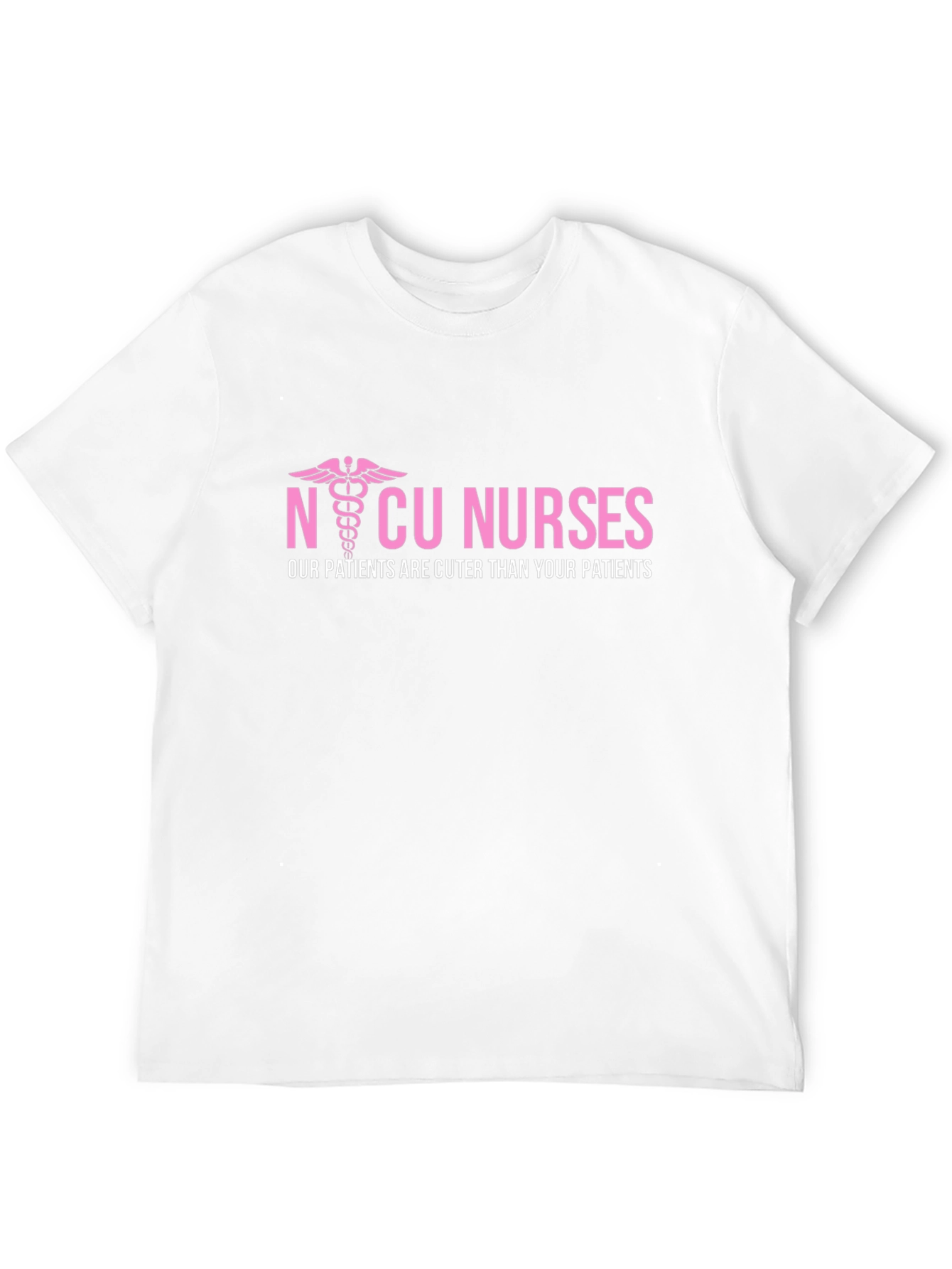NICU Nurses: Cuter Patients Black Tee